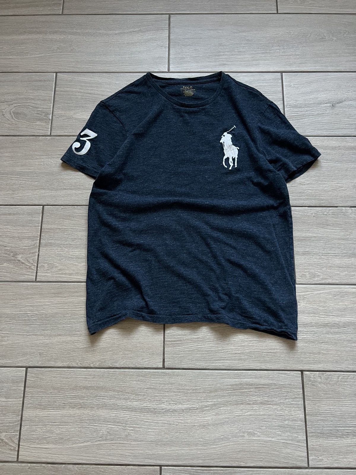 Polo Ralph Lauren Polo Ralph Lauren t Shirt Men Cotton Tee Navy Blue Size US M / EU 48-50 / 2 - 2 Thumbnail
