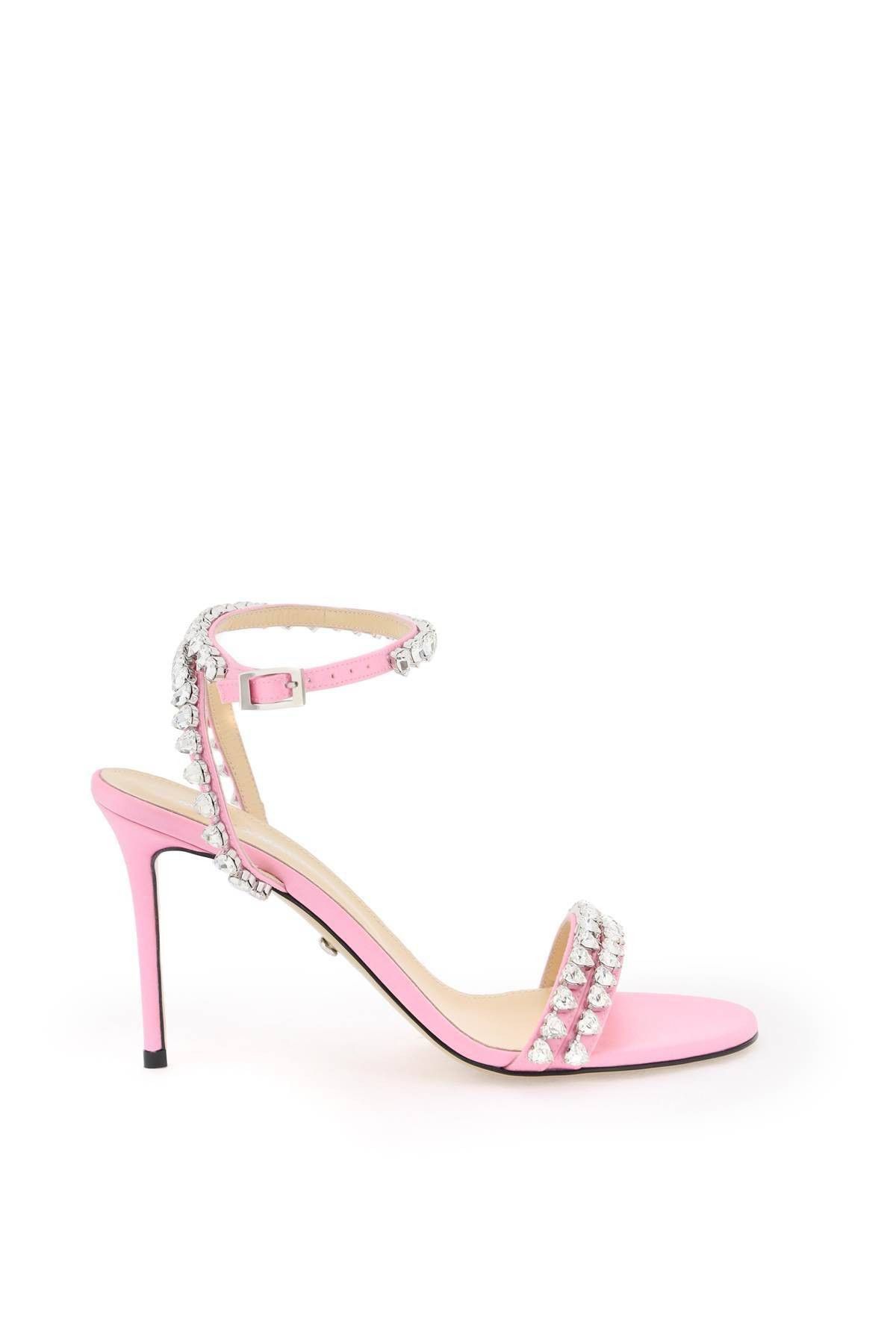 image of Mach&mach Audrey Sandals With Crystals Size Eu 36 For Women in Rosa