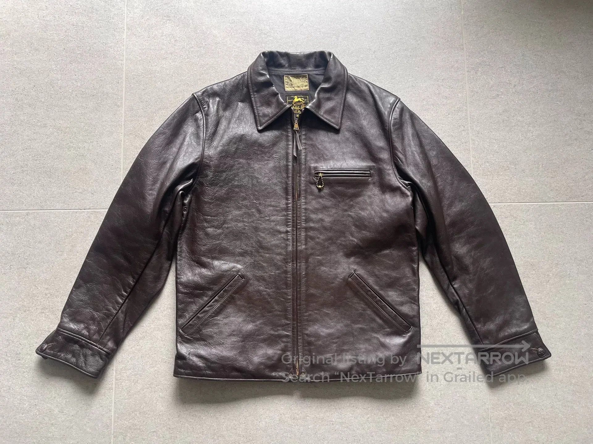 The Real McCoy's joe mccoy 30's sports jacket in dark brown. Size US L / EU 52-54 / 3 - 1 Thumbnail