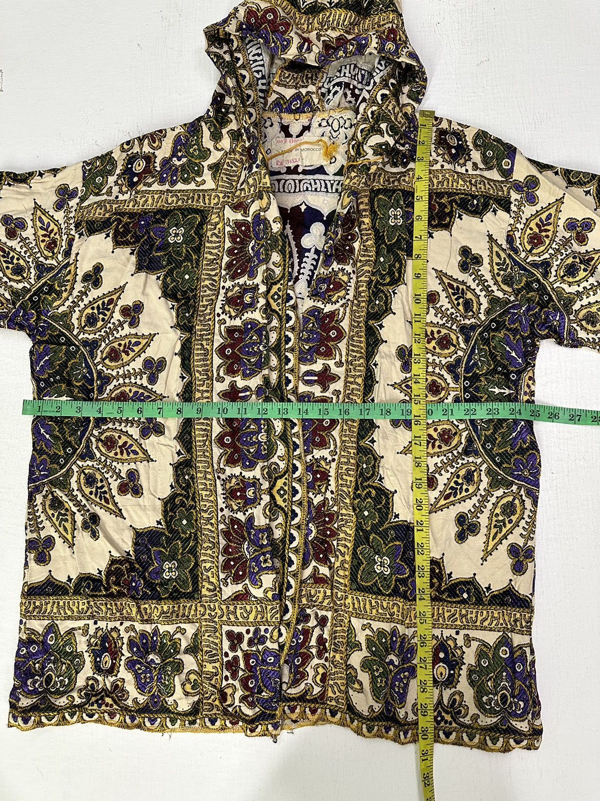 14th Addiction × Other × Vintage Vintage RN31521 Morocco Damask Pattern Rayon Hoodie Size US L / EU 52-54 / 3 - 8 Thumbnail