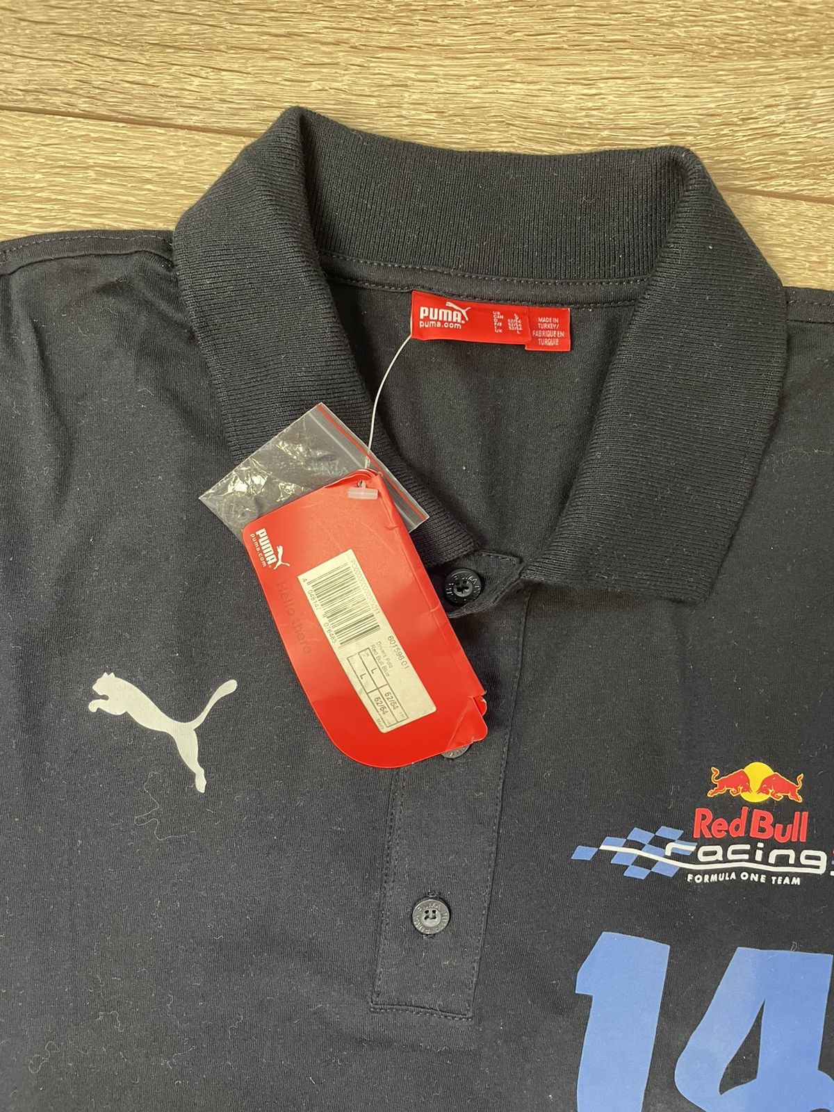 Puma Puma red bull formula 1 David Coulthard 14 polo Size US L / EU 52-54 / 3 - 2 Thumbnail