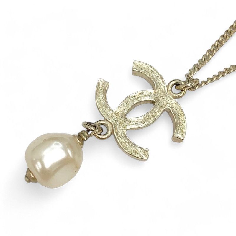 Chanel Chanel - Necklace Pendant Choker Coco Mark Rhinestone Size ONE SIZE - 5 Thumbnail