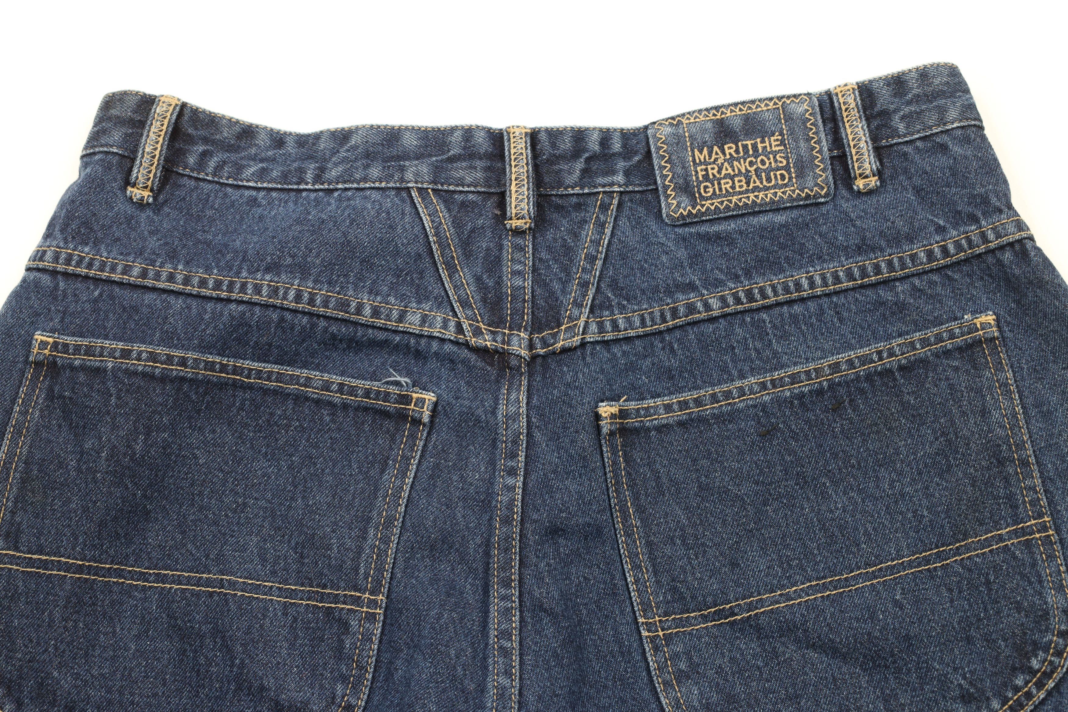 Marithe + Francois Girbaud × Vintage Vintage 90s Marithe Francois Girbaud Fit Denim Shorts Size US 34 / EU 50 - 11 Thumbnail