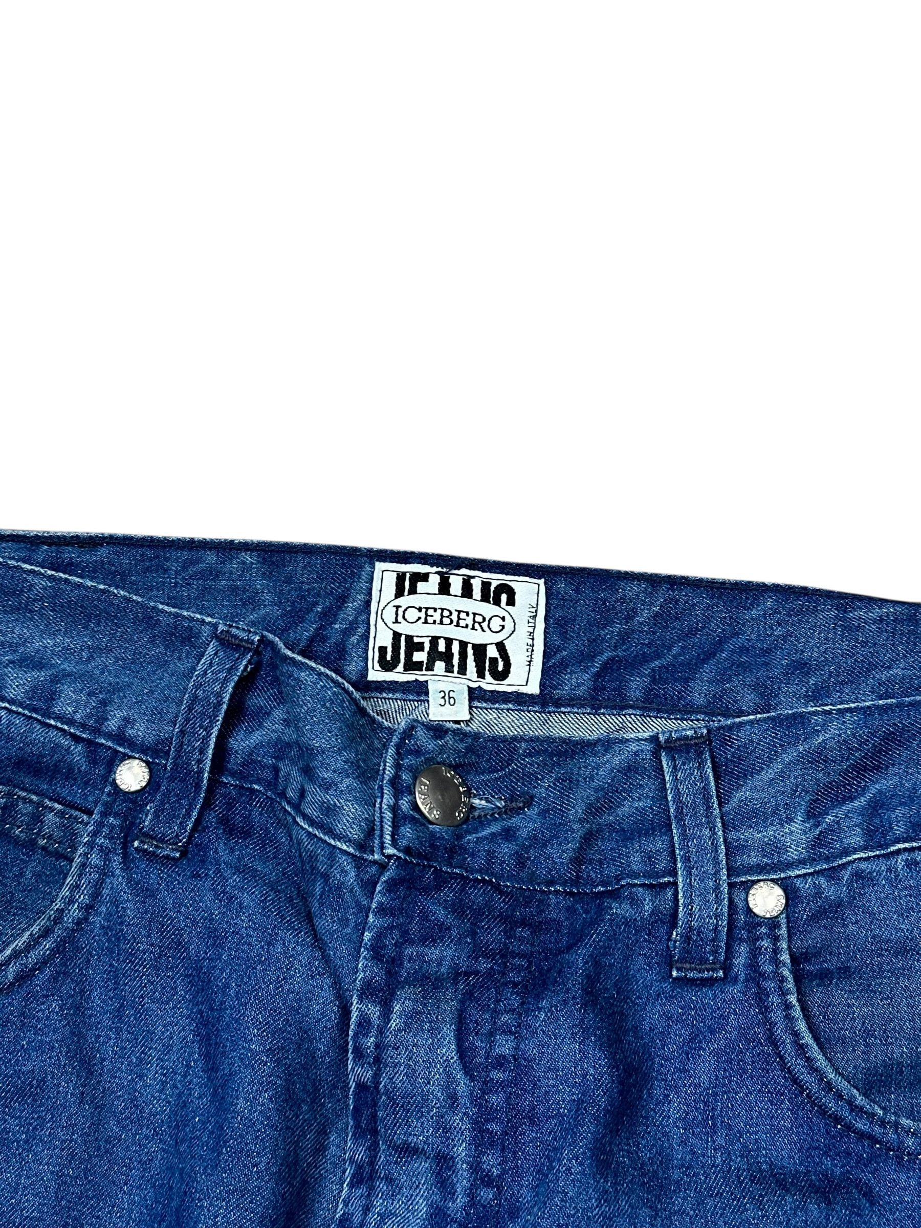 Iceberg Iceberg vintage light denim wide jeans Size US 36 / EU 52 - 6 Thumbnail