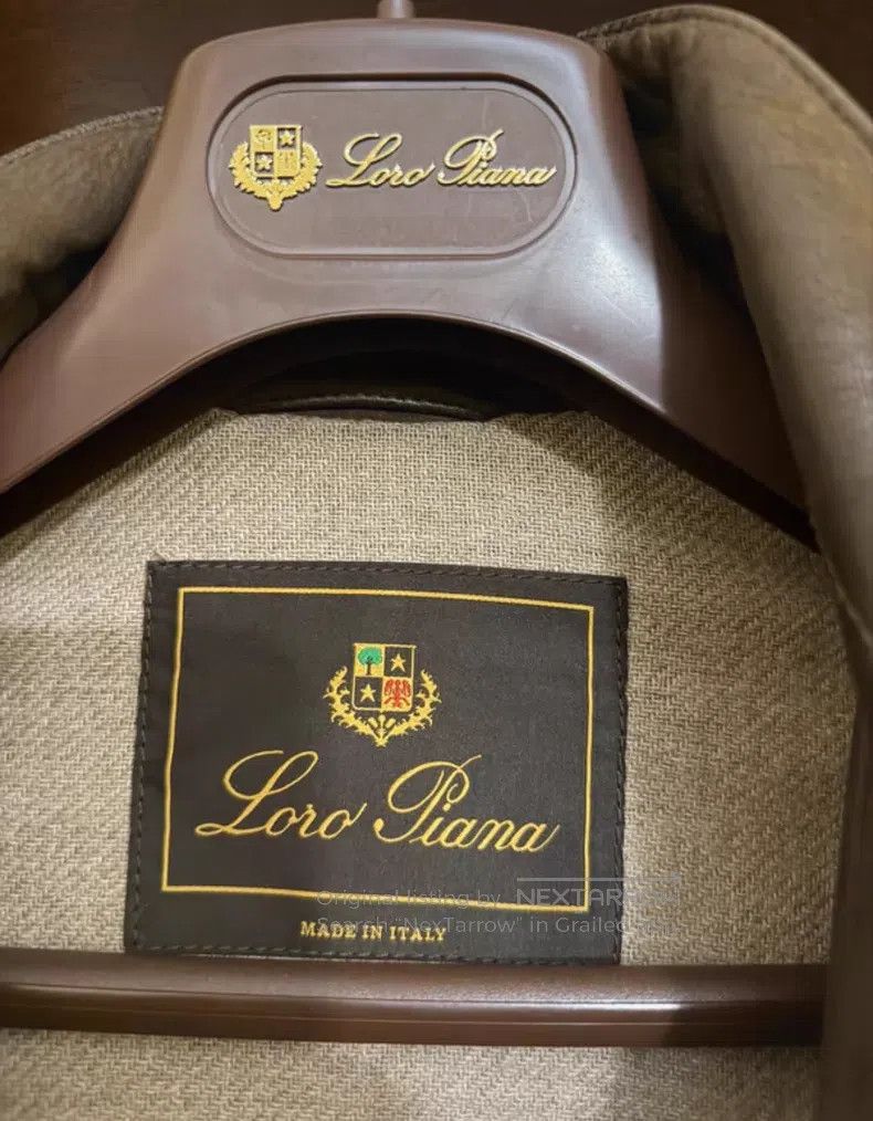 Loro Piana Loro Piana Leather Coat (Fur Lined with Pure Cashmere) Size US XL / EU 56 / 4 - 3 Thumbnail