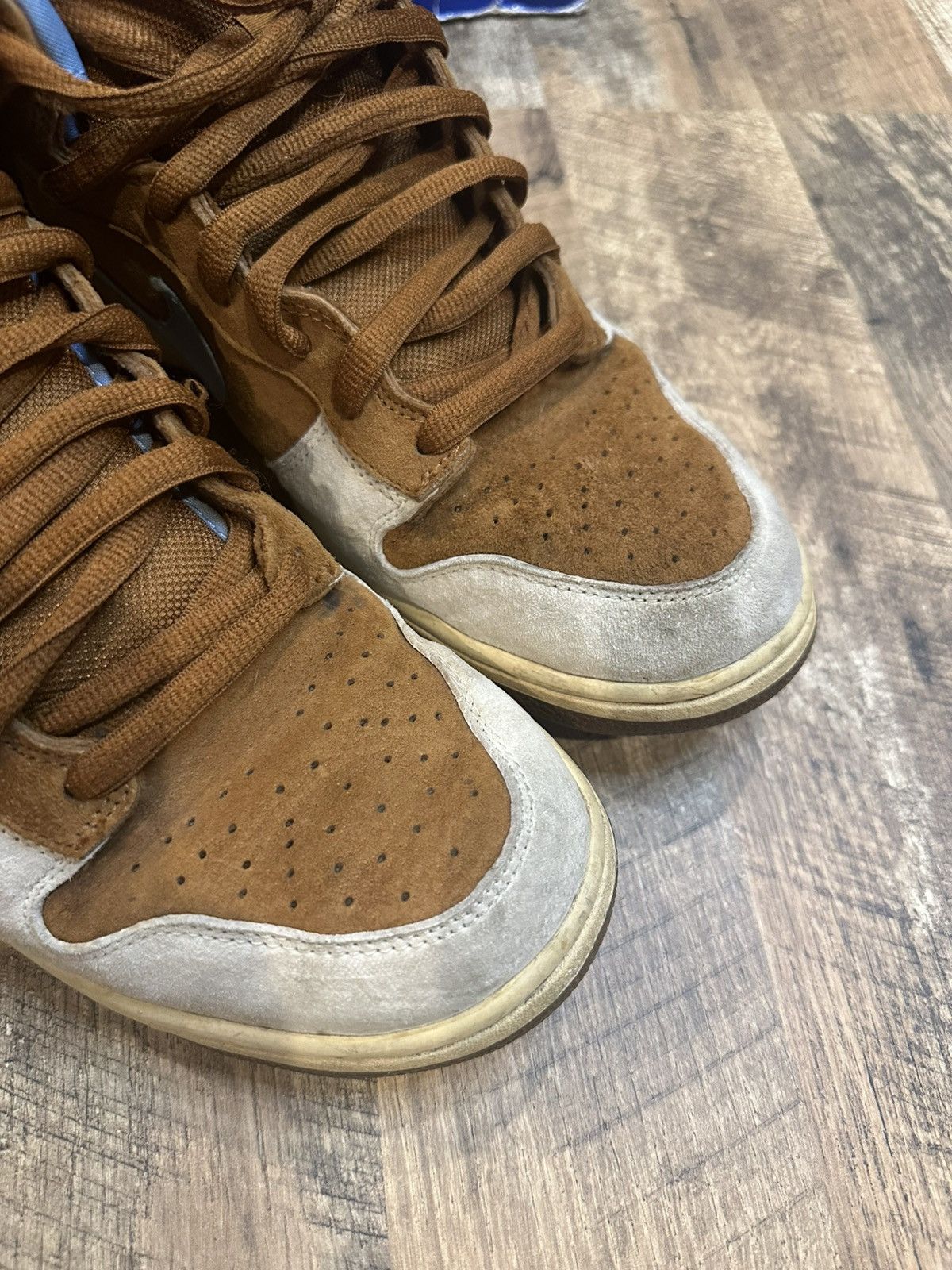 Nike × Vintage Nike Dunk High Premium SB ‘Skate Mental’ 2009 OG Box Size 12 Size US 12 / EU 45 - 9 Thumbnail