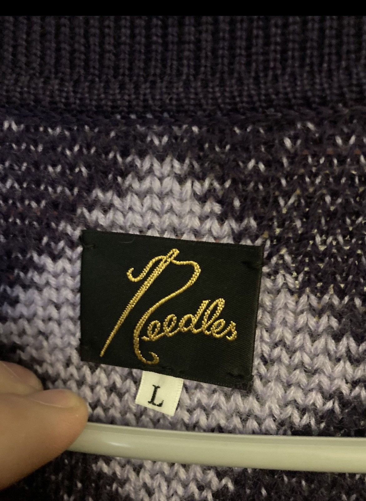 Needles Needles checkered polo sweater Size US L / EU 52-54 / 3 - 3 Thumbnail