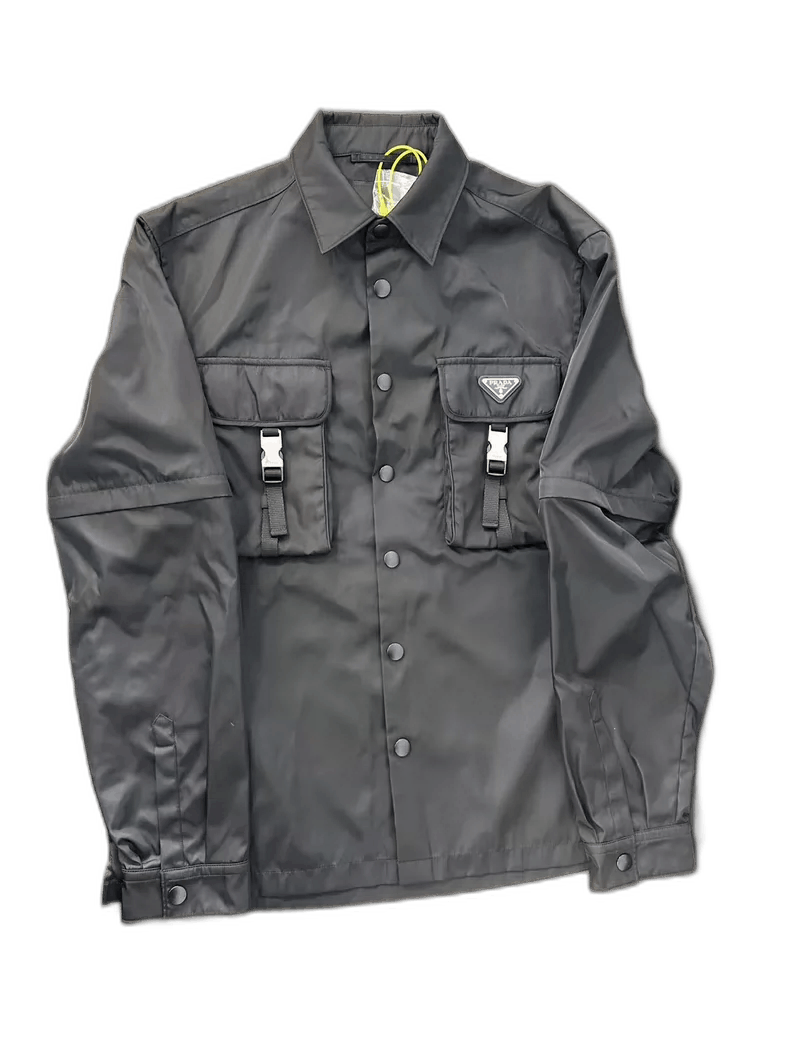 Prada Prada ReNylon Detachable Jacket in Black -2505 Size US L / EU 52-54 / 3 - 1 Thumbnail