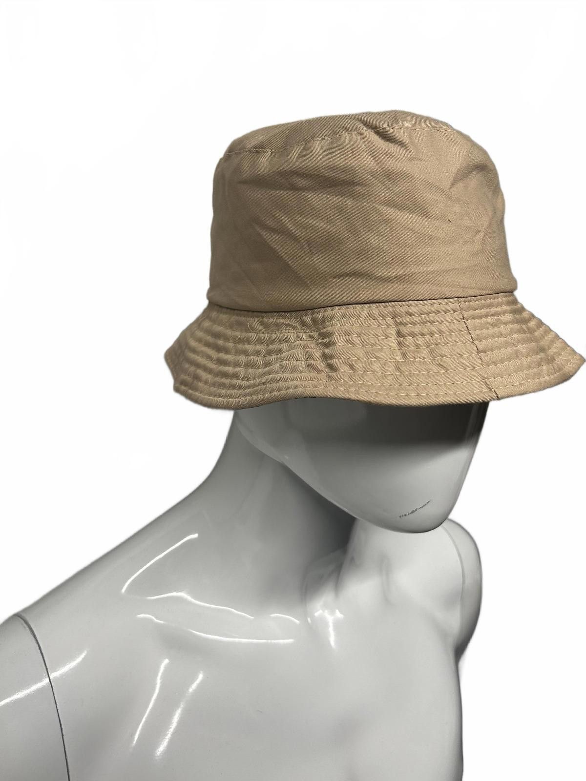 Designer Stylish Beige Bucket Hat Size ONE SIZE - 3 Thumbnail