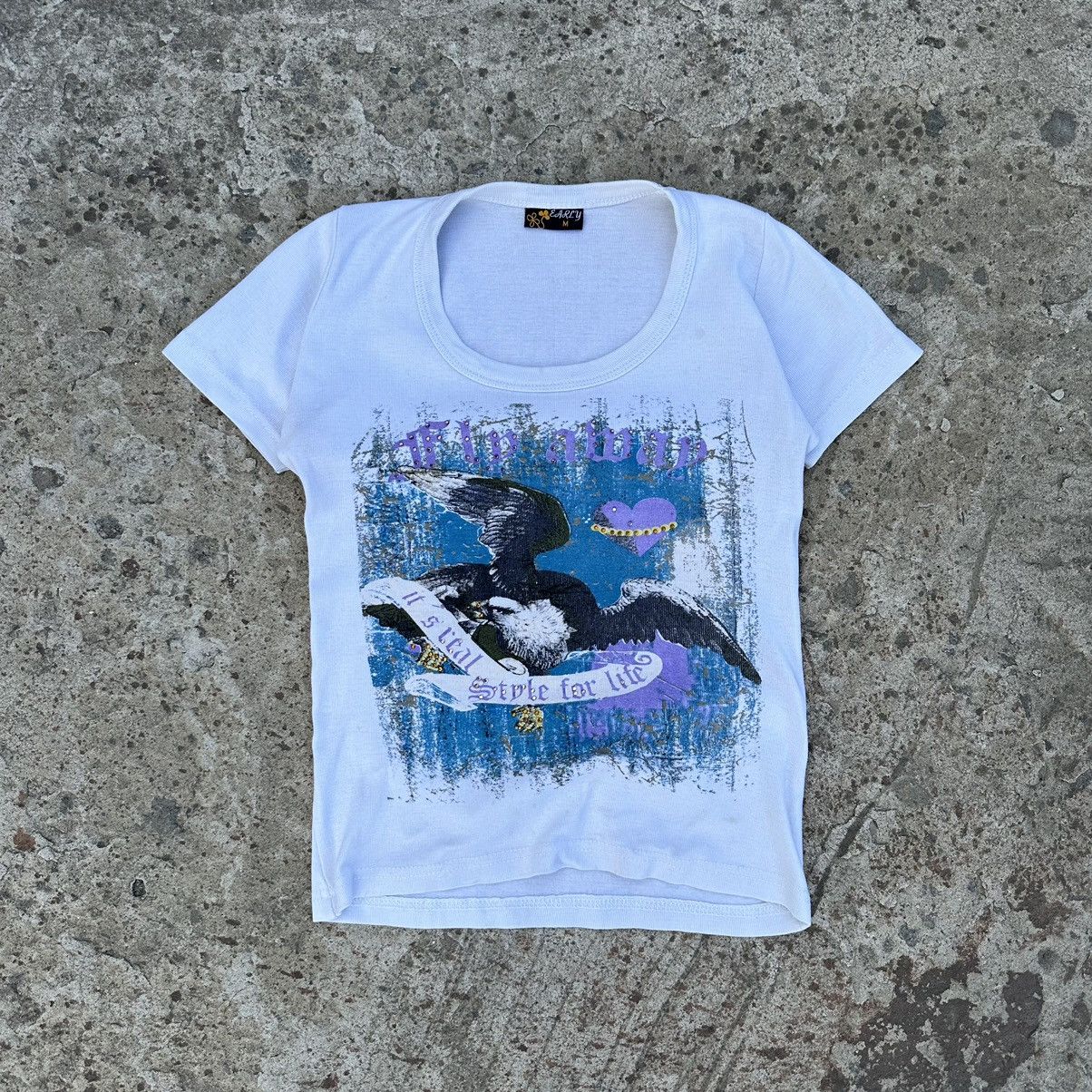 Japanese Brand × Vintage Vintage Japanese Style T-shirts Avantgarde Grunge Y2K 00s Size M / US 6-8 / IT 42-44 - 2 Thumbnail