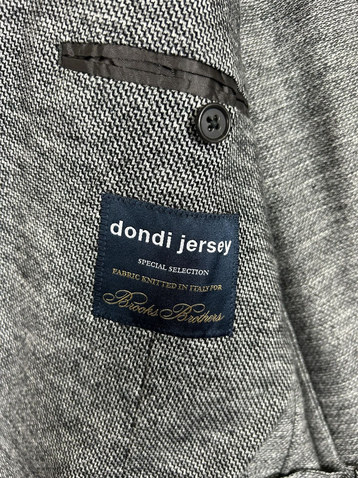 Brooks Brothers 🔥Brooks Brothers Dondi Jersey Single Breast Coat Size 40S - 10 Thumbnail