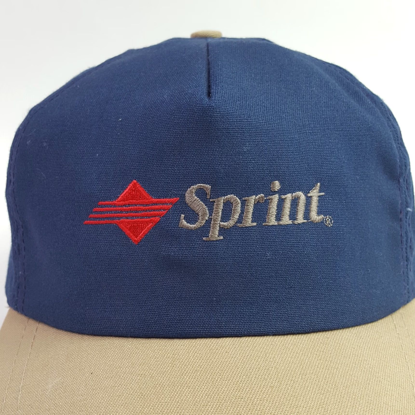Logo 7 Vintage Sprint Phones Logo Snapback Adjustable Hat Baseball Cap Men Blue 90s Retro Phone Embroidered Adjustable Breathable Twill Cap America Mens Hats Size ONE SIZE - 2 Thumbnail