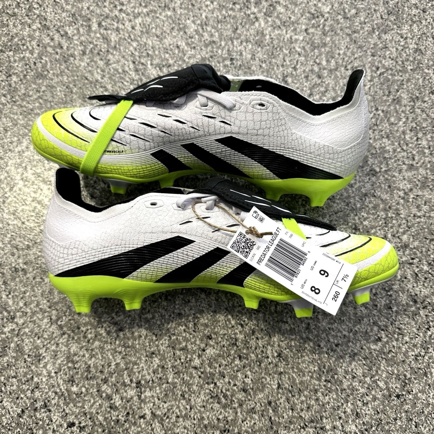 Adidas adidas Predator League Soccer Cleats Mens 8 Womens 9 Predator League Firm Ground White Multi-Pattern Soccer Shoes Men's 8 9 US Size Size US 8 / IT 38 - 3 Thumbnail