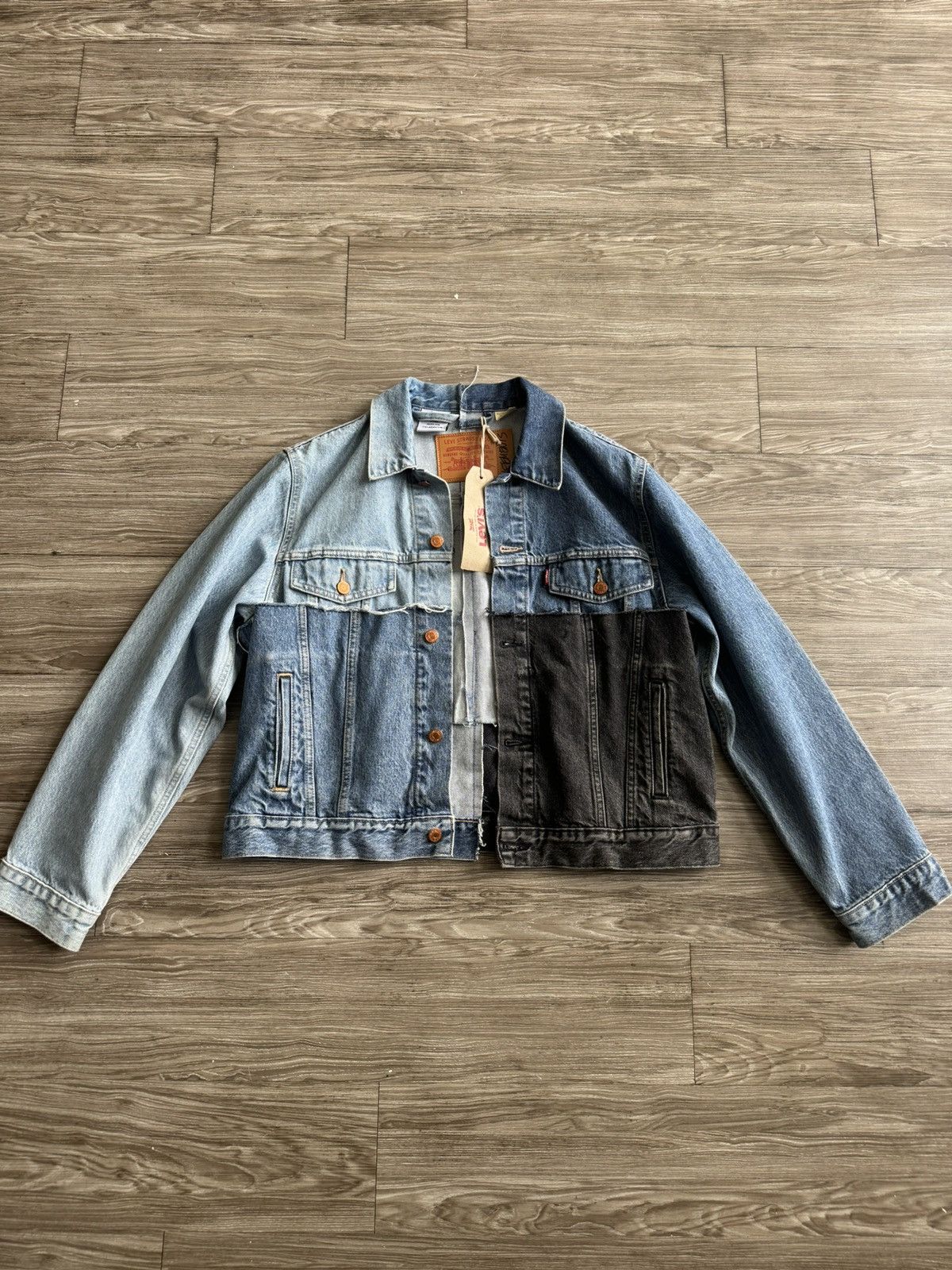 Levi's Vetements x Levi's 19ss Geogian black denim western shirt | Grailed