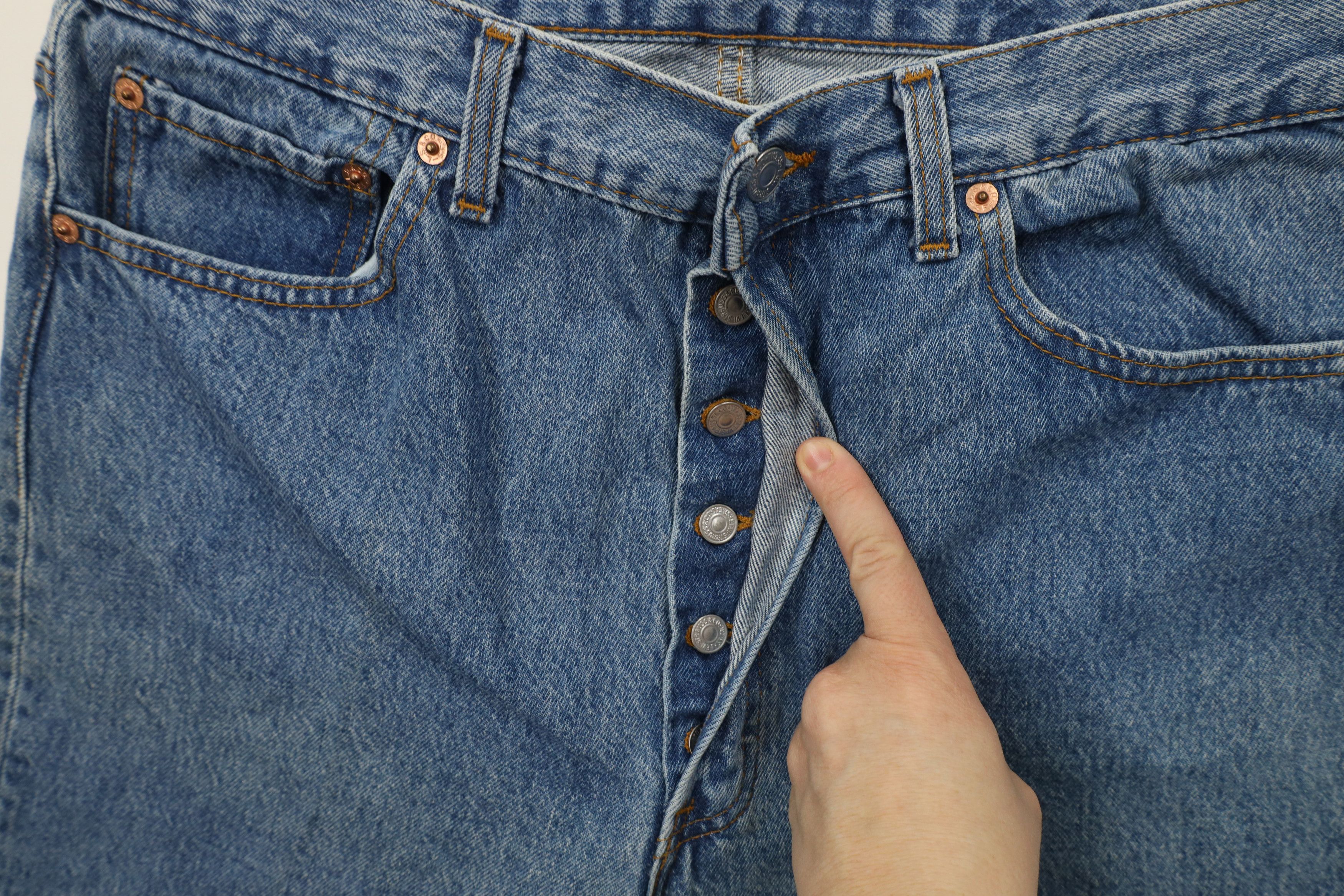 Levi's × Vintage Vintage 80s 90s Levis 501xx Fly Original Fit Jeans USA Size US 33 - 7 Thumbnail
