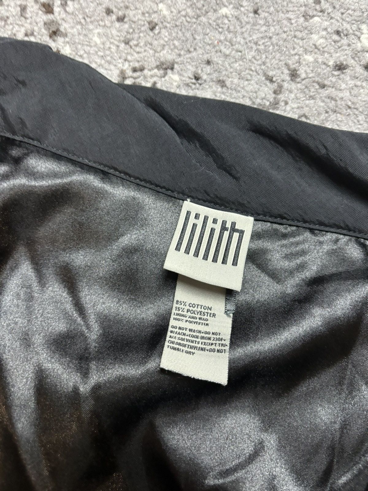 Vintage Vintage y2k Lilith by kk lilith japan women Nylon Skirt Size 27" / US 4 / IT 40 - 4 Thumbnail