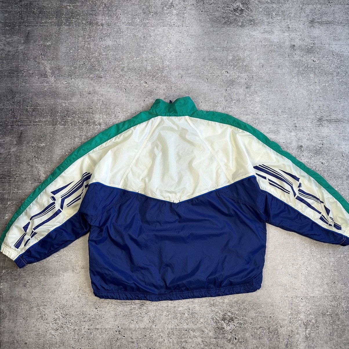 Nike × Vintage Vintage Nike Anorak Jacket Center Logo Oversize 90s Nylon Size US XL / EU 56 / 4 - 15 Thumbnail
