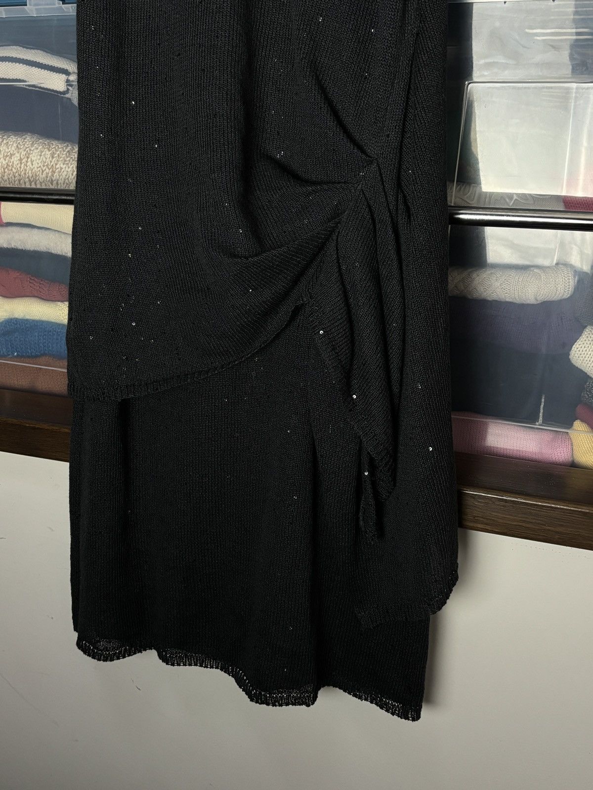 Brunello Cucinelli Brunello Cucinelli Linen & Silk Midi Sequin Luxury Dress Size M / US 6-8 / IT 42-44 - 3 Thumbnail