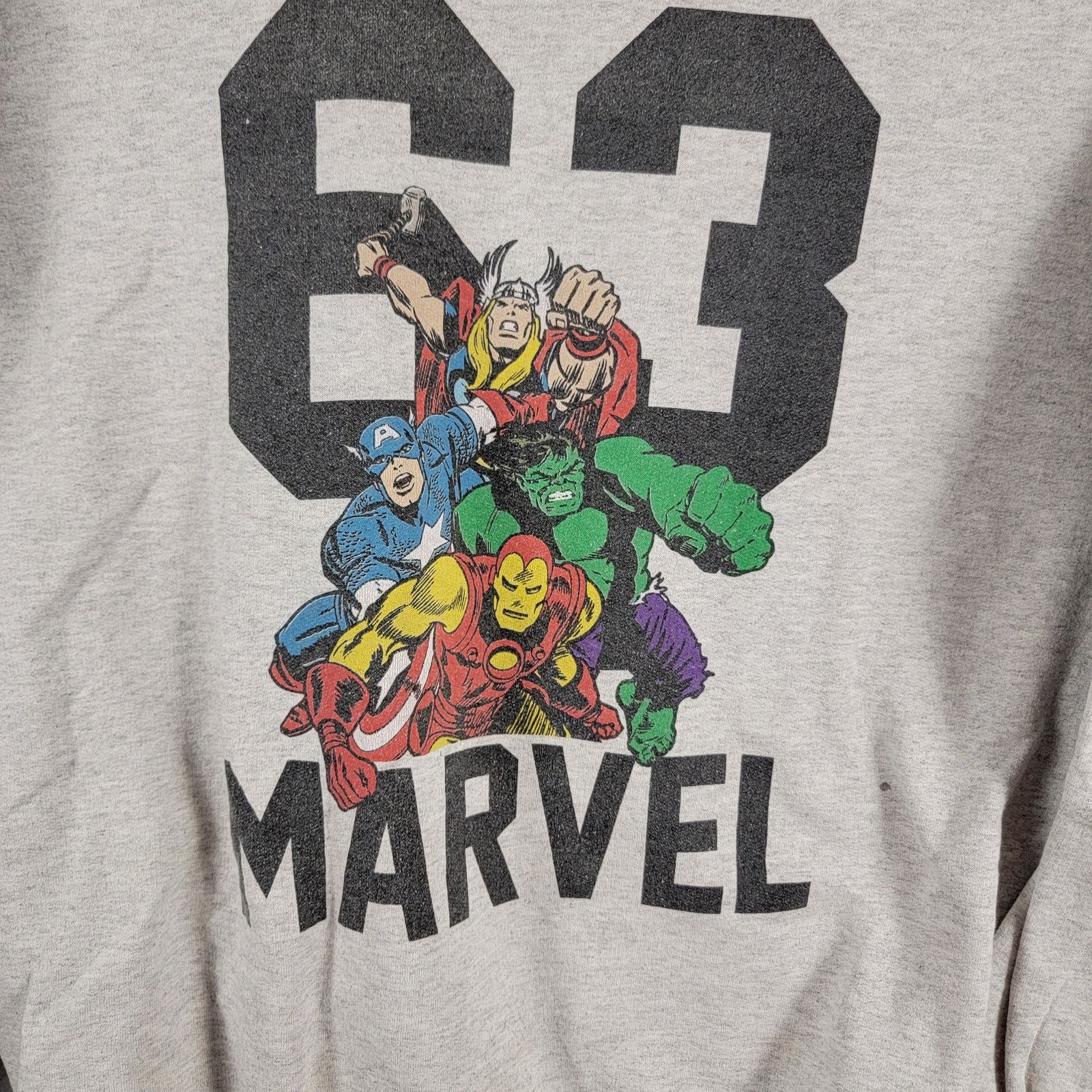 Marvel Comics Y2K Marvel Comics 2000s Gray Long Sleeve Crewneck Sz L (279) Size US L / EU 52-54 / 3 - 3 Thumbnail