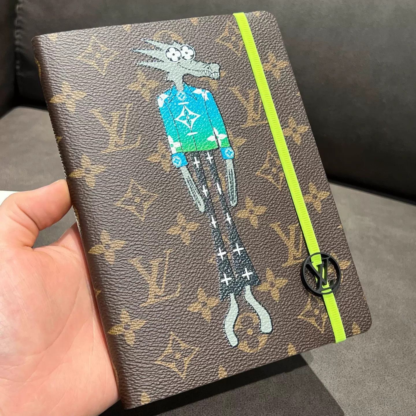 Louis Vuitton LV Virgil Abloh Monogram Notebook New w/ Stickers Size ONE SIZE - 2 Thumbnail