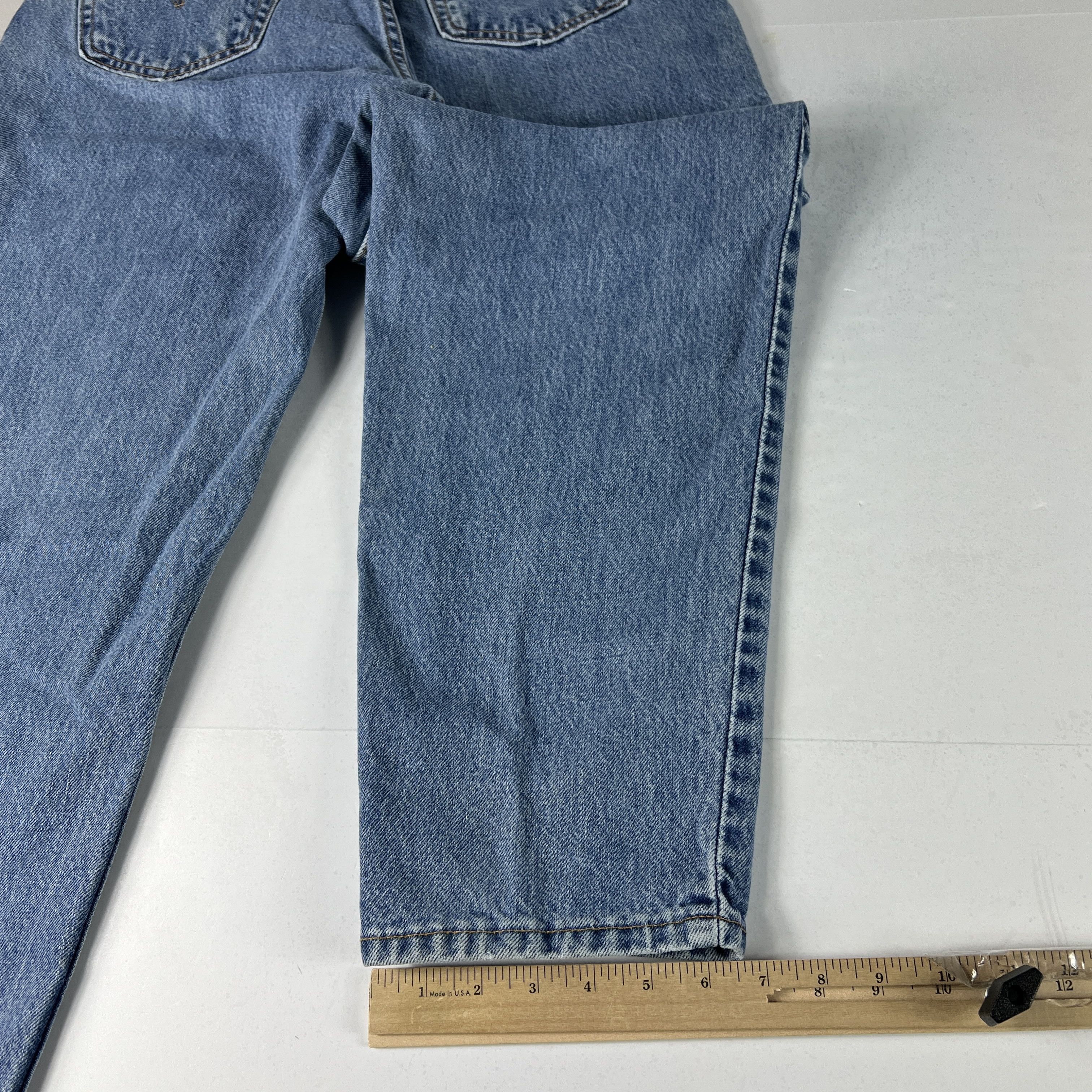 Levi's × Vintage VTG 90s Levi's Jeans 560 Loose Tapered Blue Cotton Denim Size US 32 / EU 48 - 15 Thumbnail