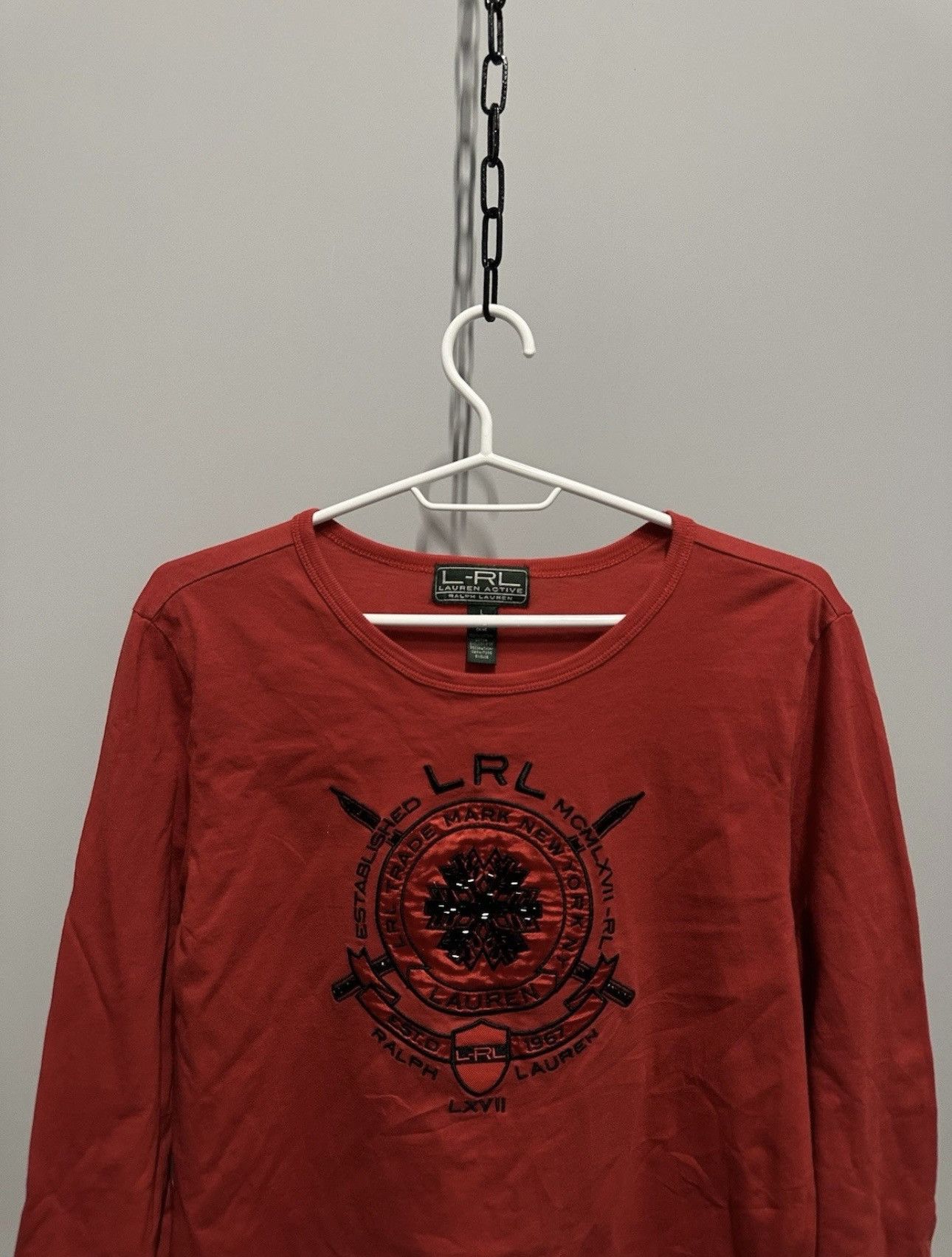 Hysteric Glamour Ralph Lauren Vintage Longsleeve Chief Keef Japanese Warrior Size L / US 10 / IT 46 - 2 Thumbnail