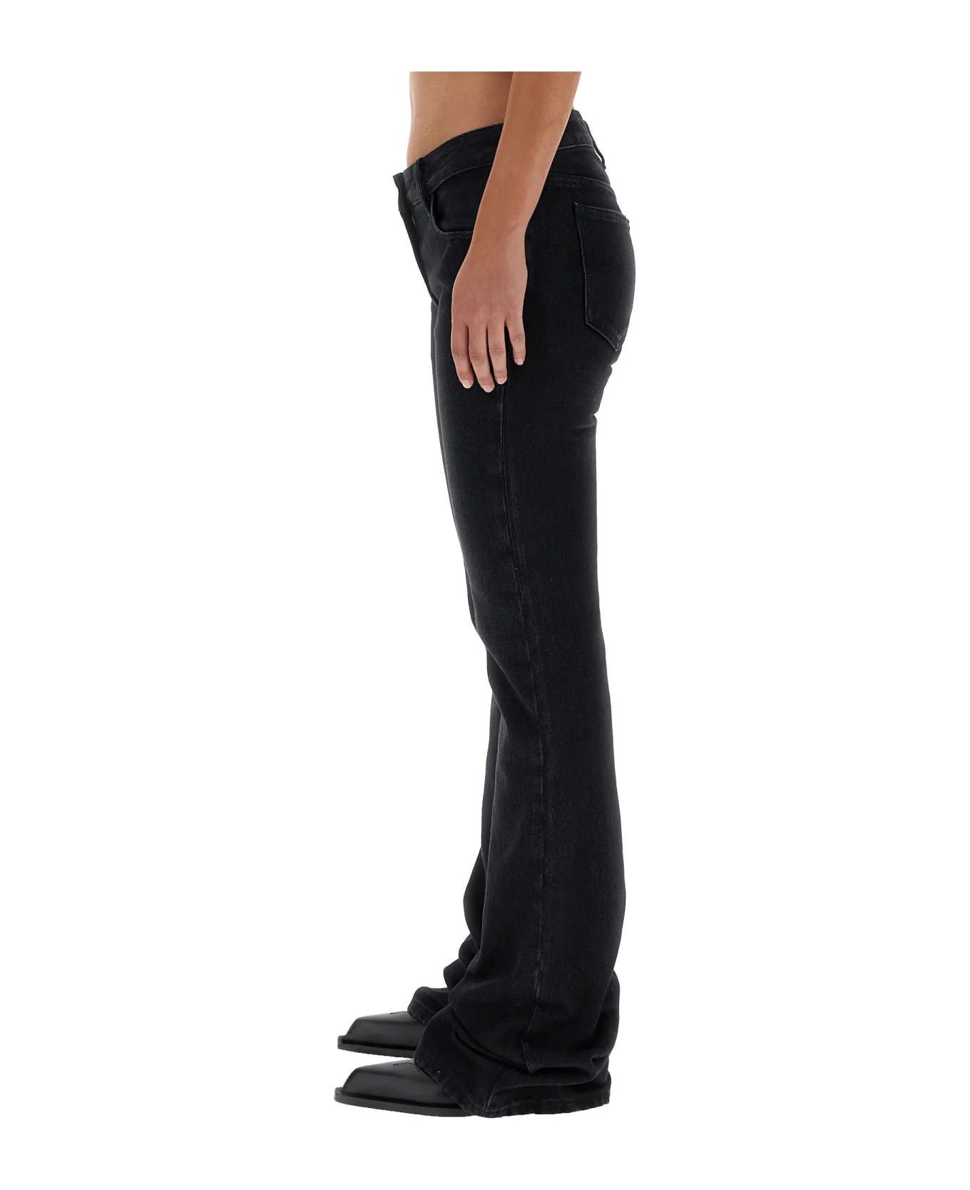 Off-White o1y1225 Denim Pant in Black Size 26" / US 2 / IT 38 - 2 Thumbnail