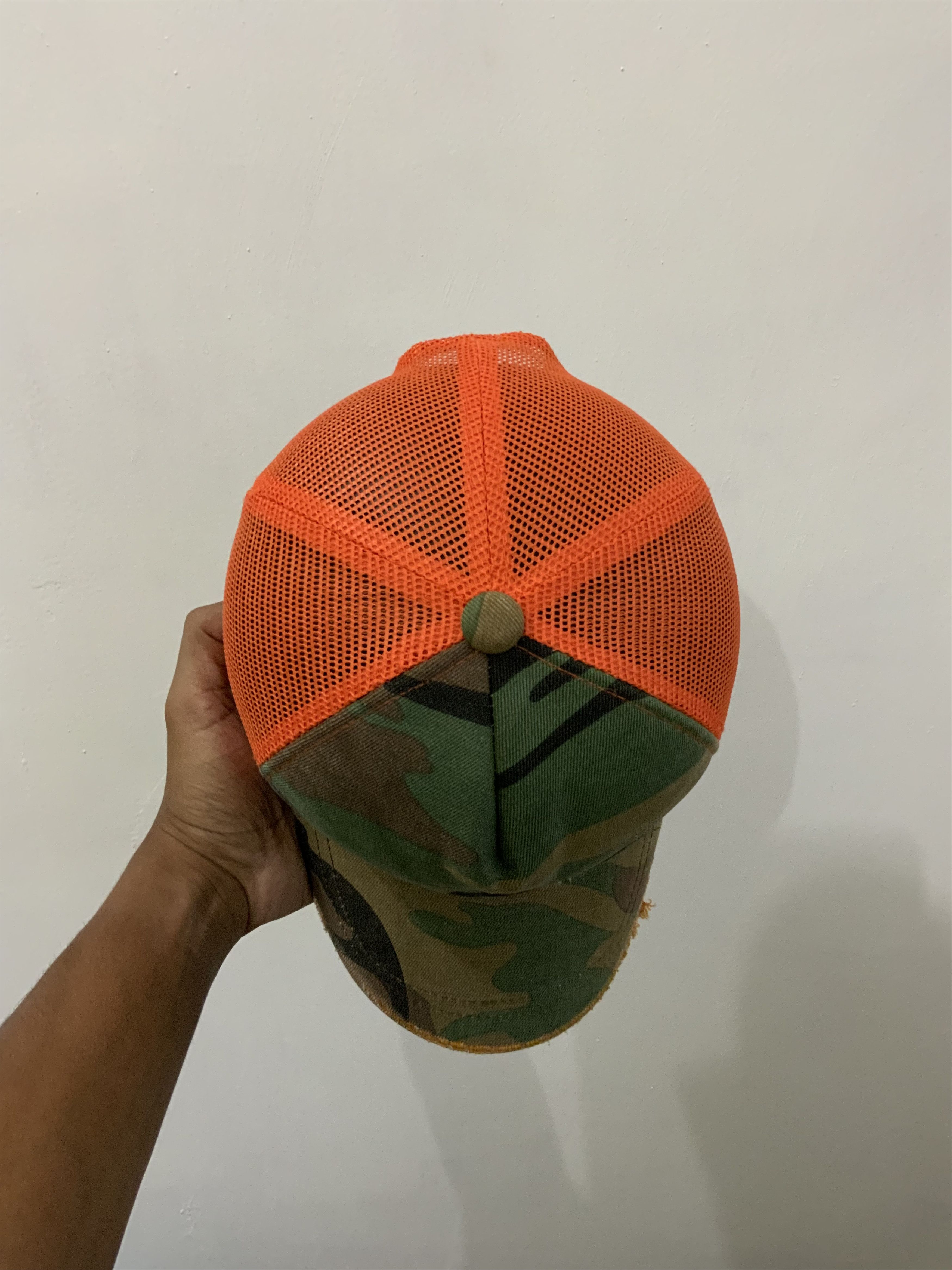 Vintage Air Force Camo Woodland Bondage Trucker Hat Size ONE SIZE - 8 Thumbnail