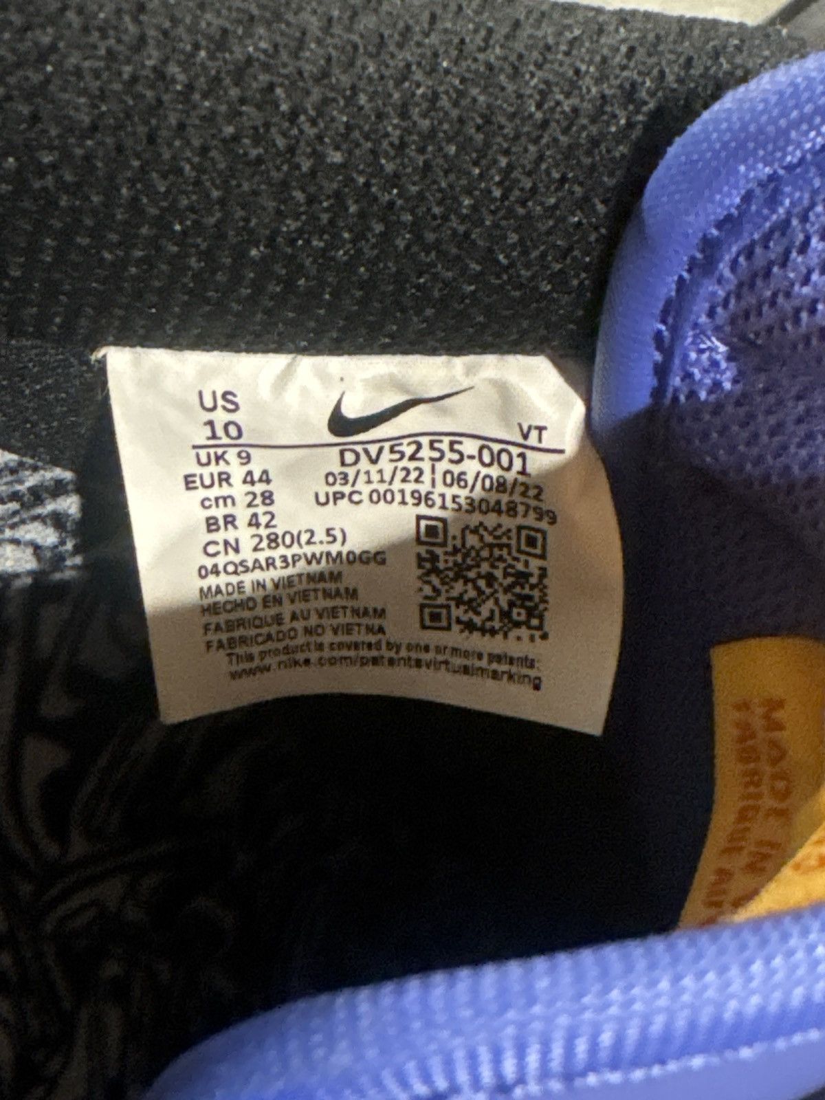 Nike × Undefeated Air Force 1 Low SP (Undefeated) Size US 10 / EU 43 - 9 Thumbnail