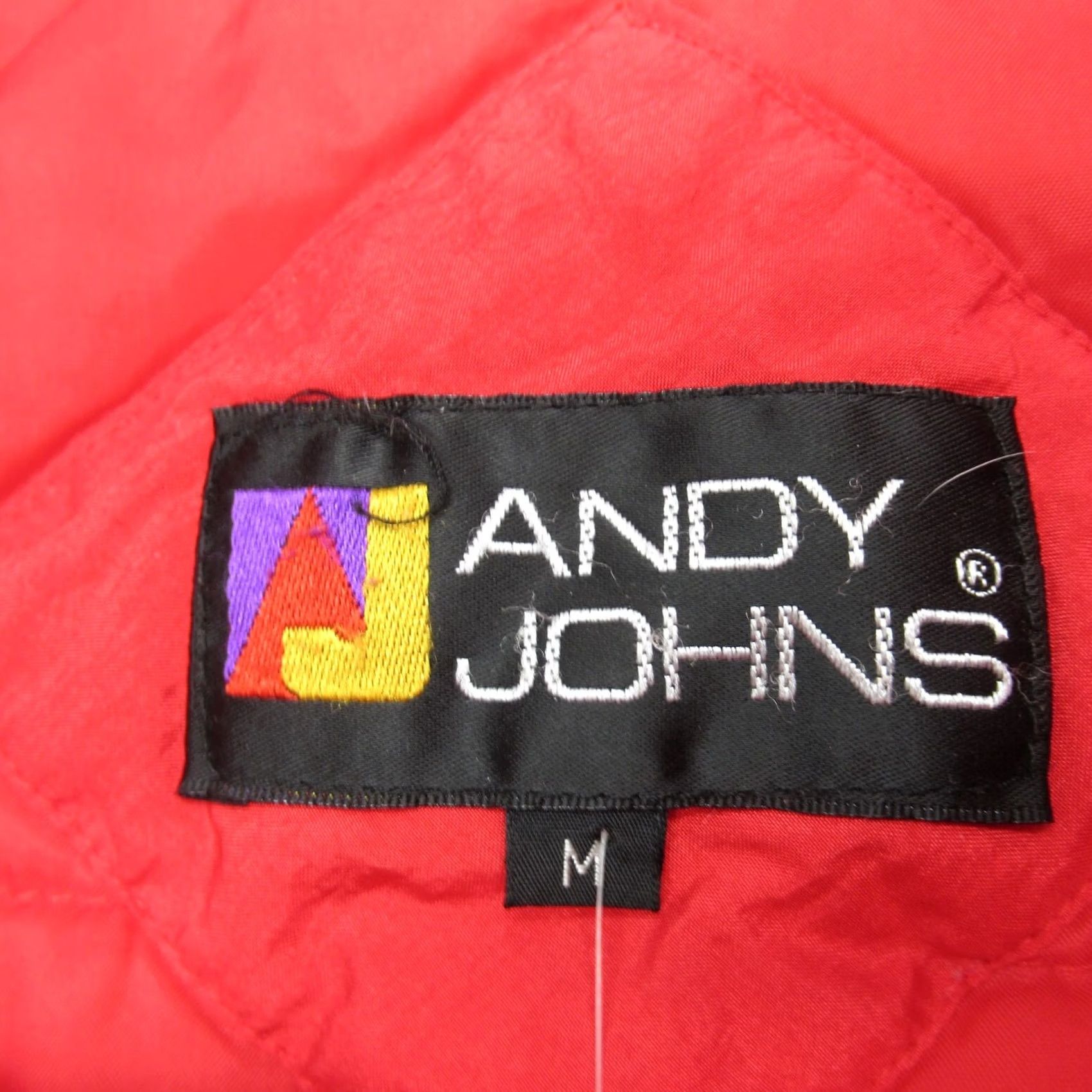 Vintage Andy Johns Jacket Women M Red Windbreaker Zip Pockets Nylon VTG NEW Size M / US 6-8 / IT 42-44 - 5 Thumbnail