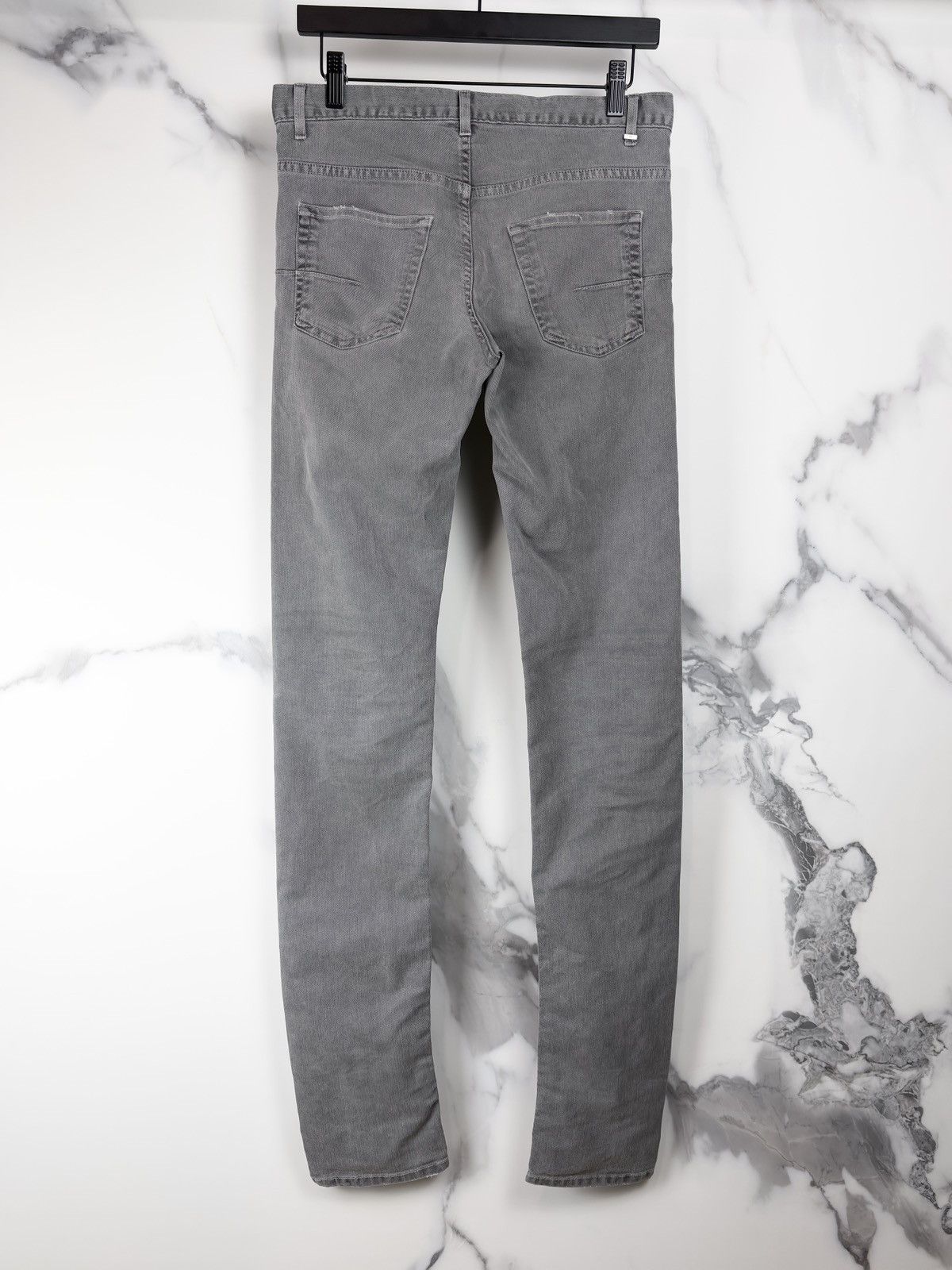 Dior SS11 Dior Homme Faded Distressed Gray Denim Jeans KVA Size US 29 - 5 Thumbnail