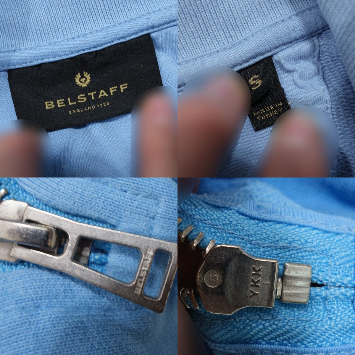 Belstaff Quarter Zip Logo Sweatshirt Size US S / EU 44-46 / 1 - 8 Thumbnail