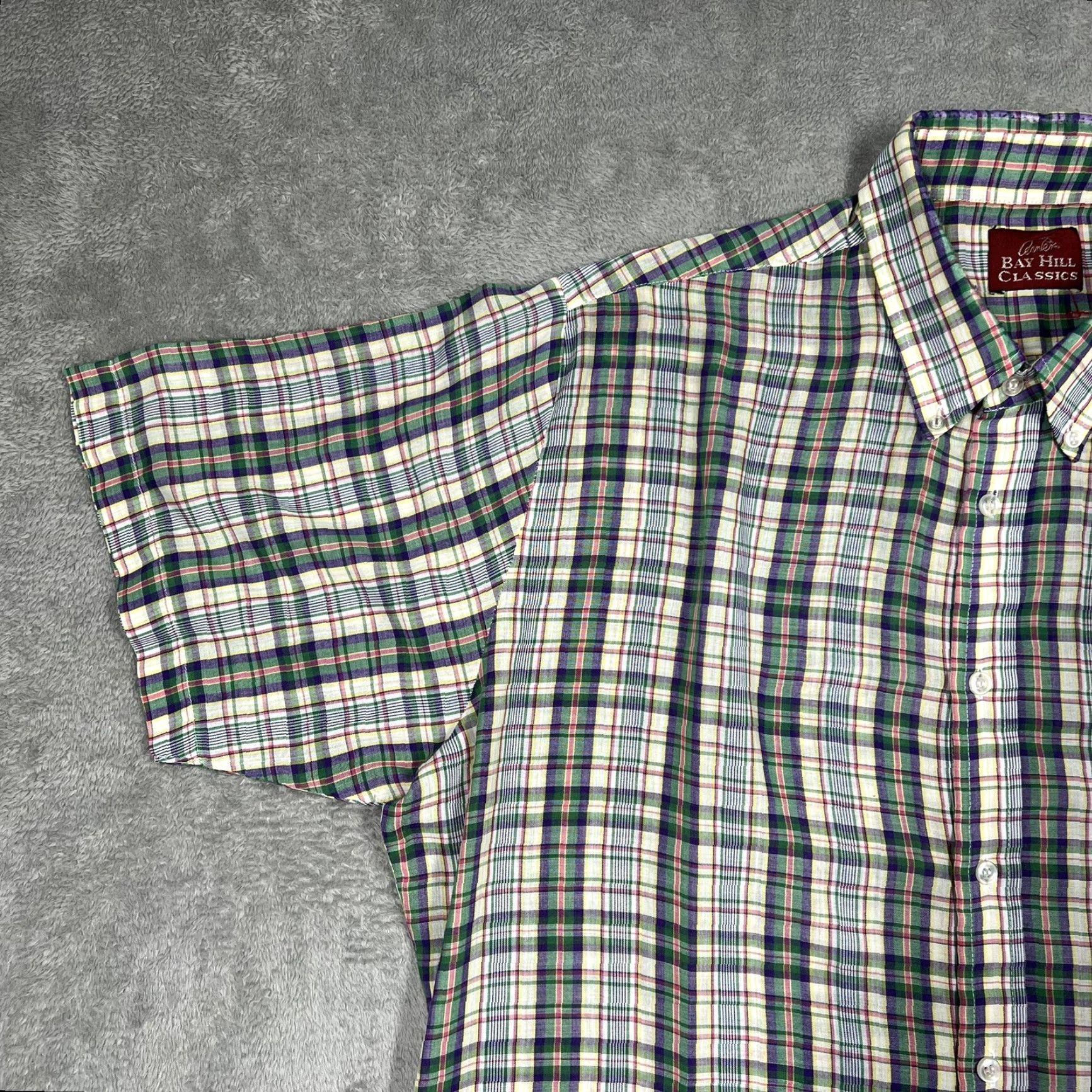 Vintage Bay Hill Classics Mens Plaid Button Up Shirt Size XL Arnie's Arnold Palmer Golf Size US XL / EU 56 / 4 - 4 Thumbnail