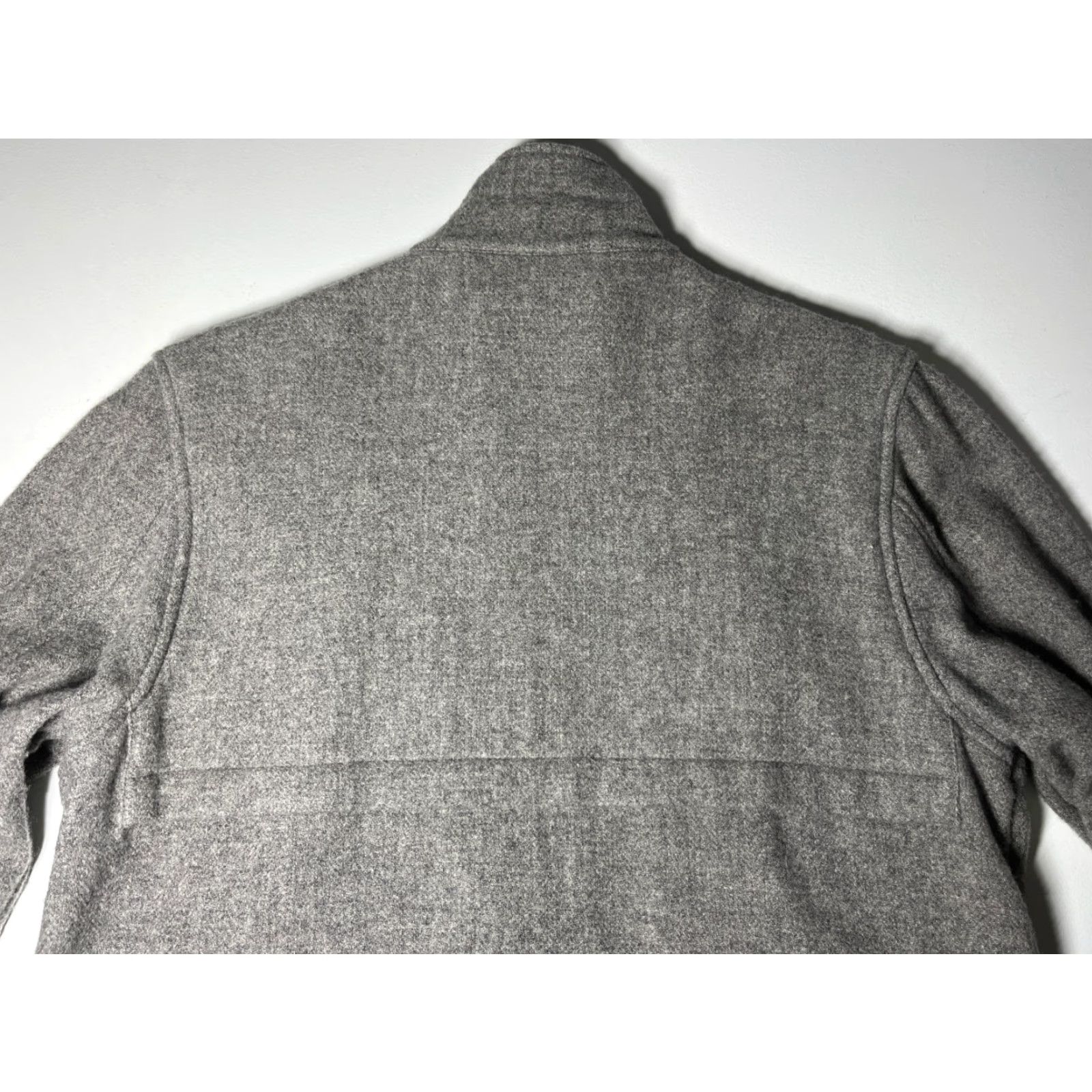 Faconnable VINTAGE Façonnable Jacket Mens Full Zip 100% Wool Gray Large Wool Tweed City Classic Designer Pockets Winter Fall Spring Business Casual Travel Mens Size US L / EU 52-54 / 3 - 7 Thumbnail