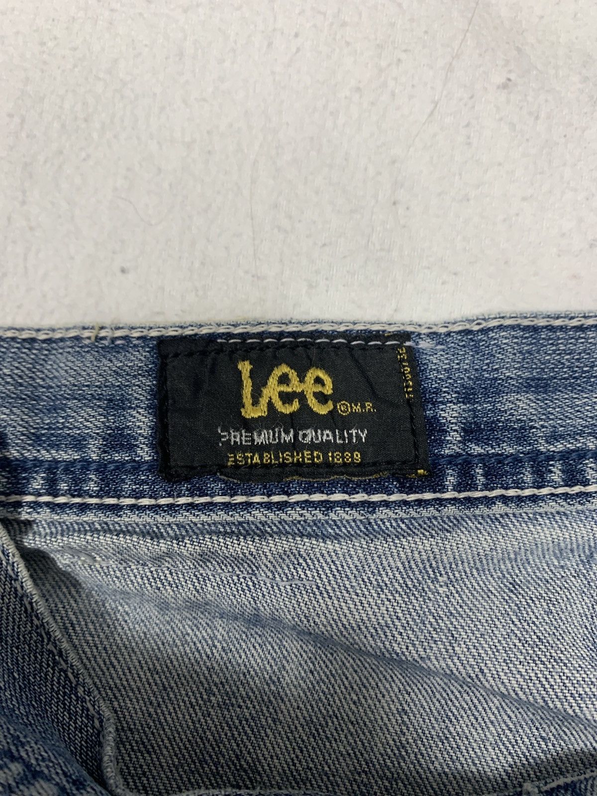 Japanese Brand × Lee BAGGY 90S DISTRESSED LEE DENIM PANTS JAPANESE CARHARTT STYLE Size US 36 / EU 52 - 13 Thumbnail