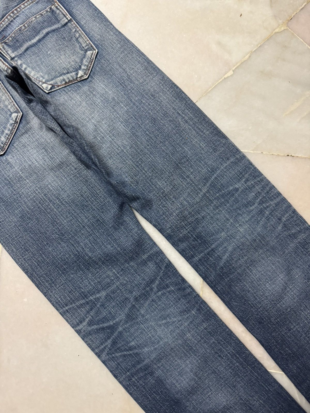 Vintage 💥SELVEDGE 90s💥JOHNBULL GRUNGE STONEWASH DISTRESS DENIM SLIM Size US 28 / EU 44 - 18 Thumbnail