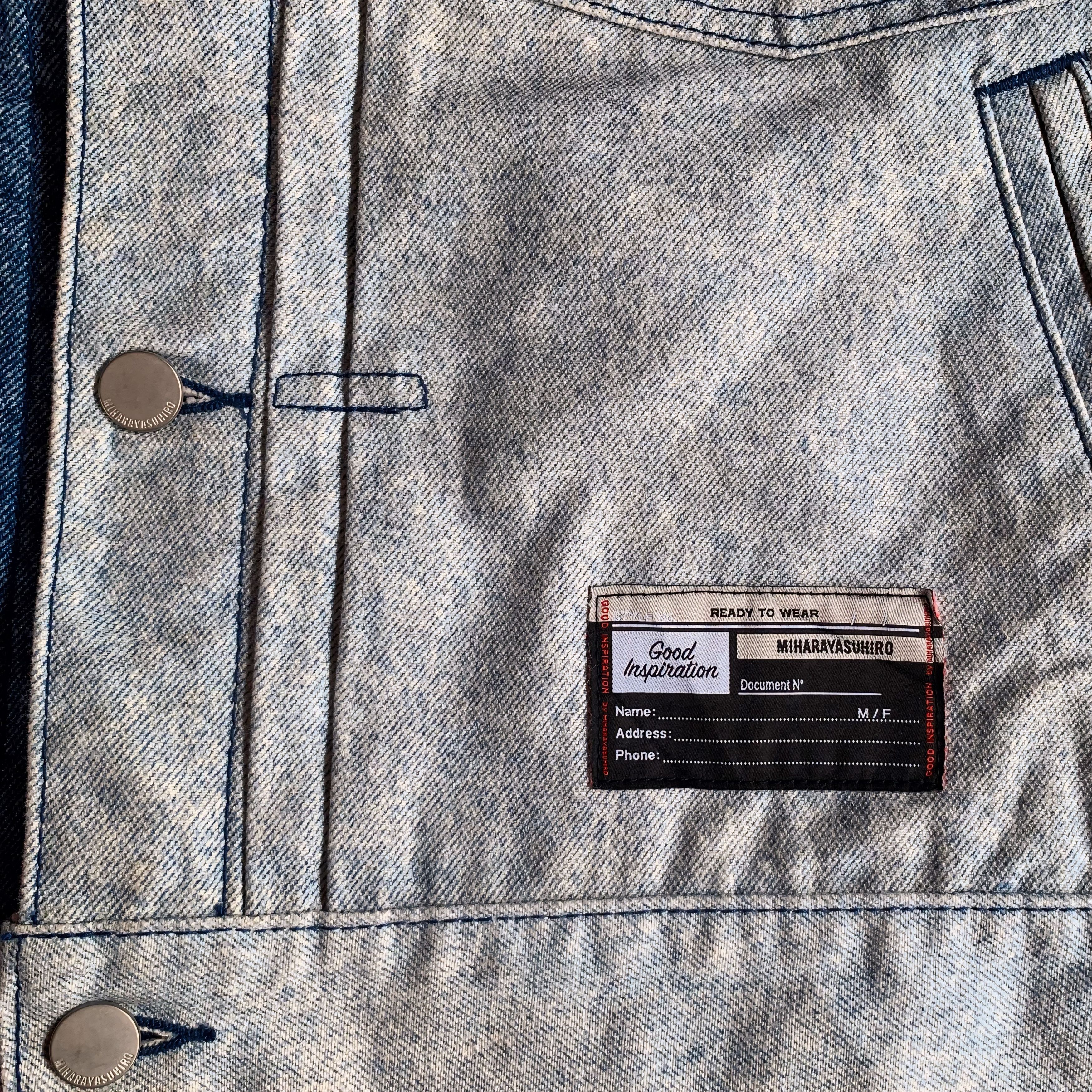 Maison MIHARA YASUHIRO Miharayasuhiro X Gu Denim Jacket Size US M / EU 48-50 / 2 - 7 Thumbnail