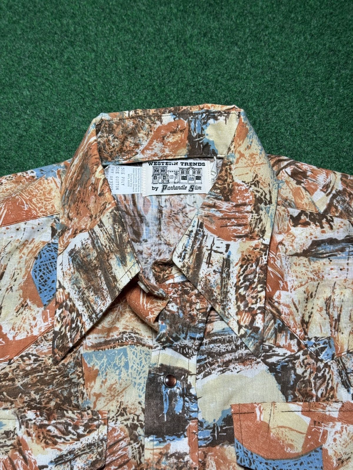 Panhandle Slim 70s Panhandle Slim Western Pearl Snap Retro Medium Shirt Size US M / EU 48-50 / 2 - 2 Thumbnail