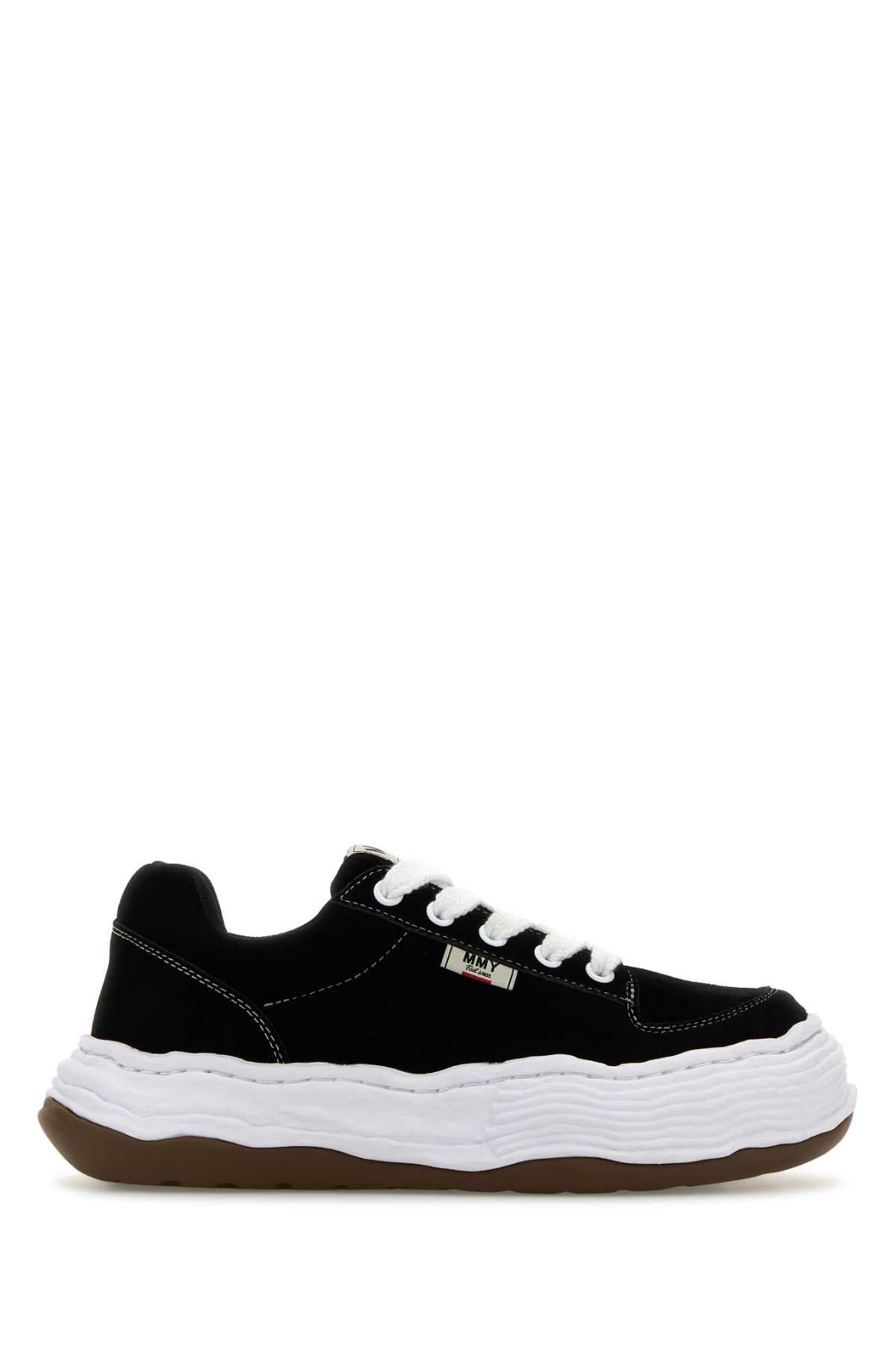 Maison MIHARA YASUHIRO Black Velvet Oliver Sneakers Size US 12 / EU 45 - 1 Thumbnail