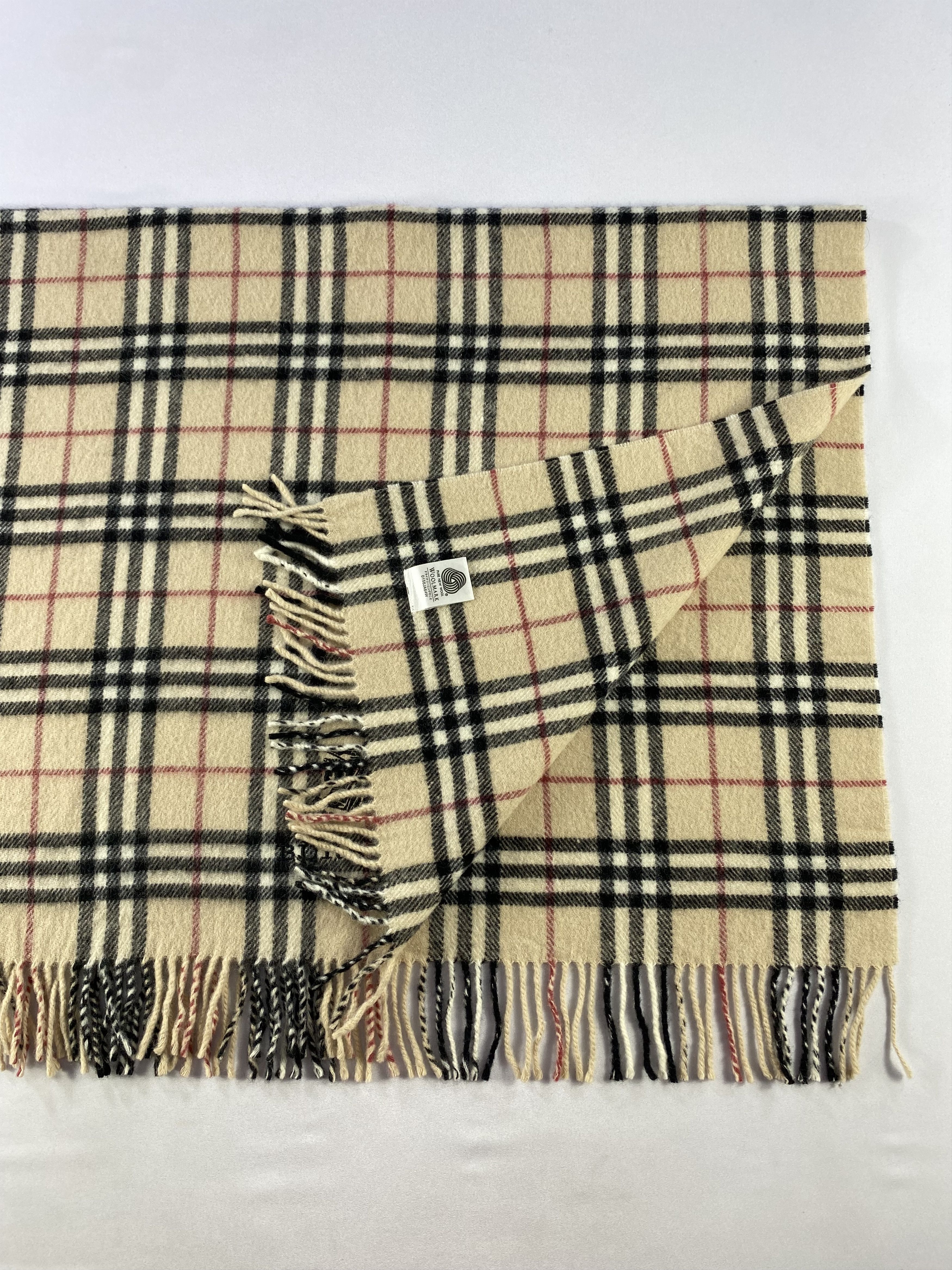 Burberry × Vintage Burberry Scarf / Muffler / Neckwear - WW1119 Size ONE SIZE - 5 Thumbnail