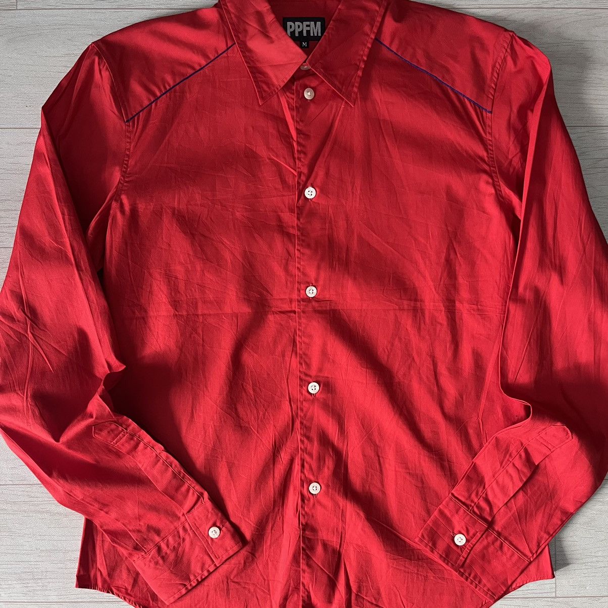 Japanese Brand × PPFM PPFM longshirt button up 🔴 Size US M / EU 48-50 / 2 - 2 Thumbnail