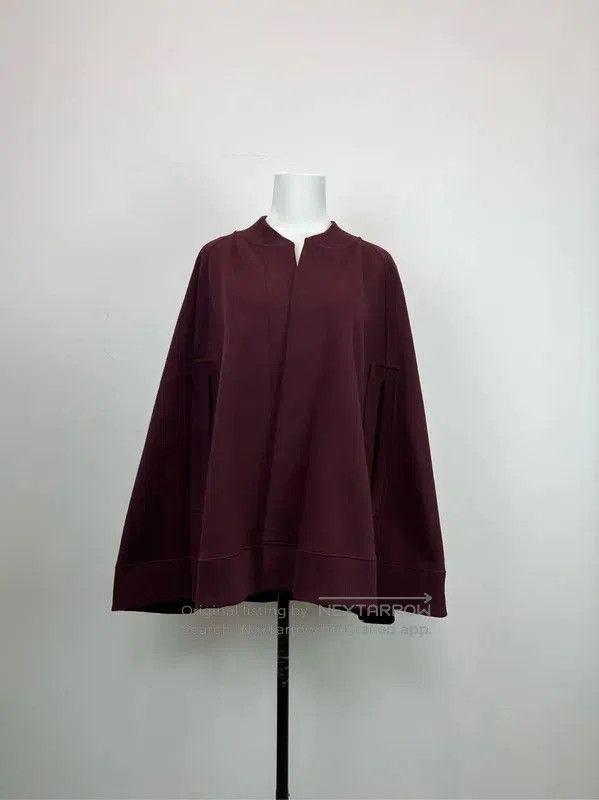 Burberry Burberry Wine Red Cotton Women's Cardigan. Size S / US 4 / IT 40 - 1 Thumbnail