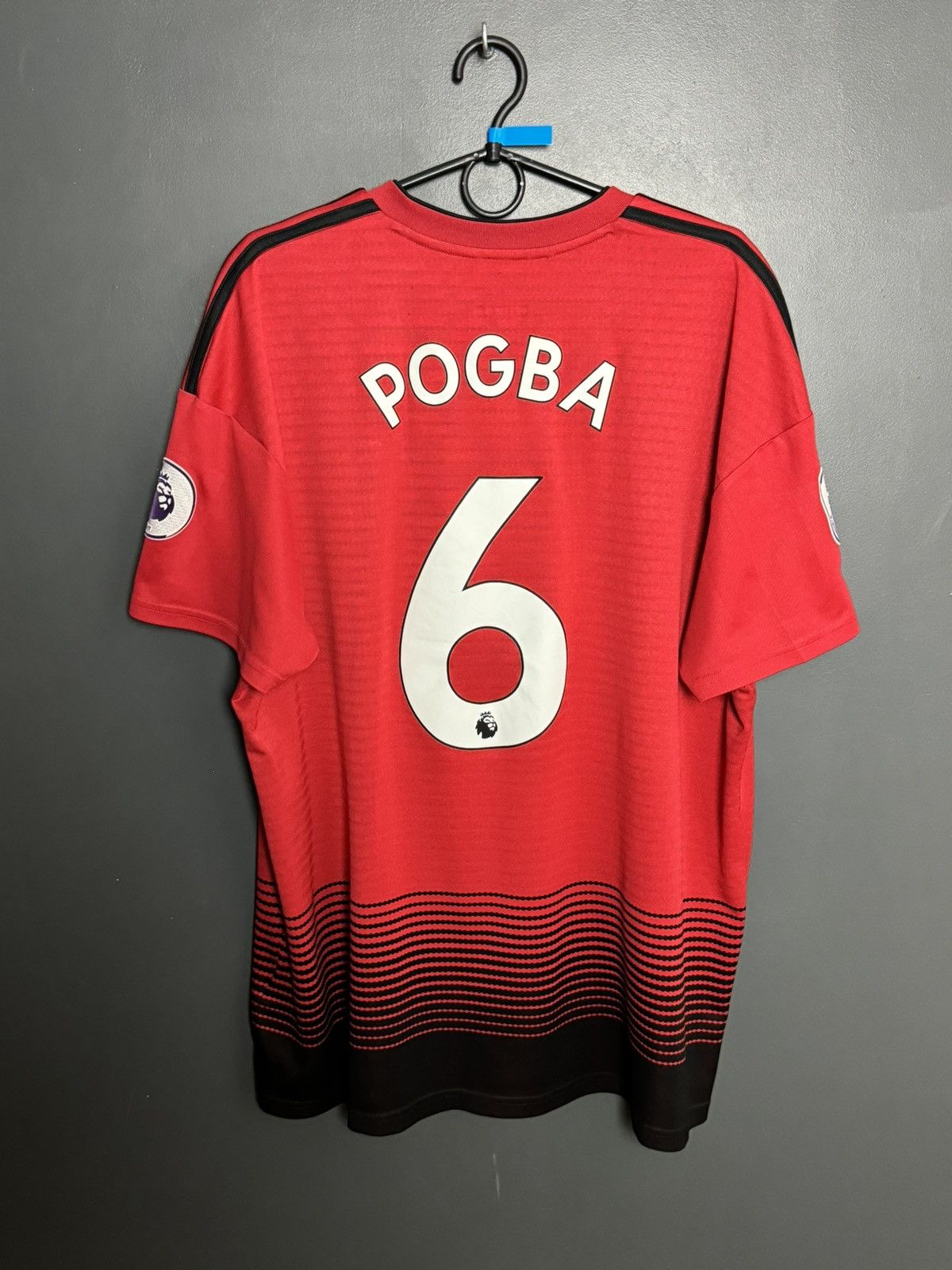 Adidas Manchester United 18/19 Home Pogba Football Jersey Size US XL / EU 56 / 4 - 1 Thumbnail