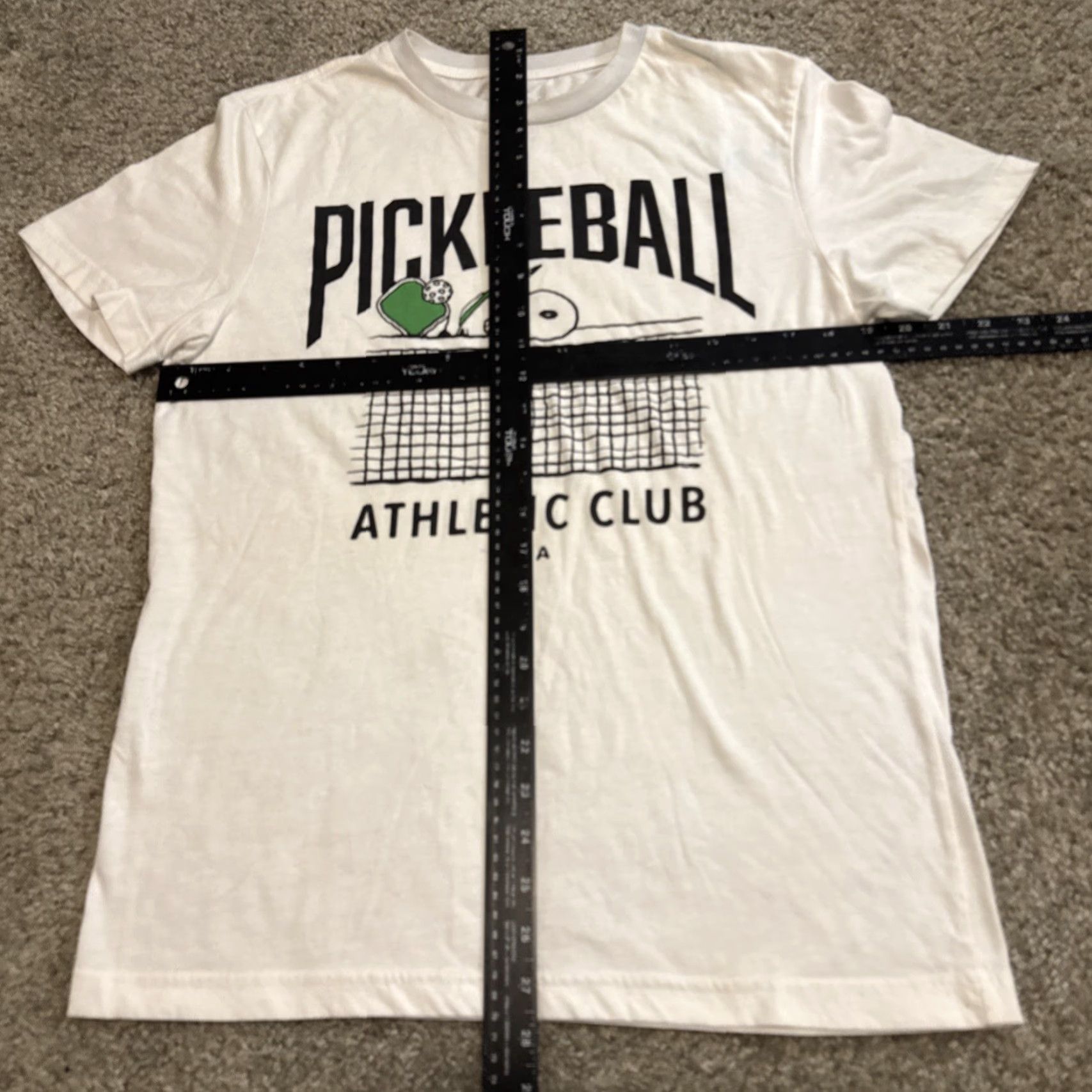 Peanuts Peanuts Snoopy Pickleball Athletic Club White Hybrid Tees T-Shirt Medium Size US M / EU 48-50 / 2 - 4 Thumbnail