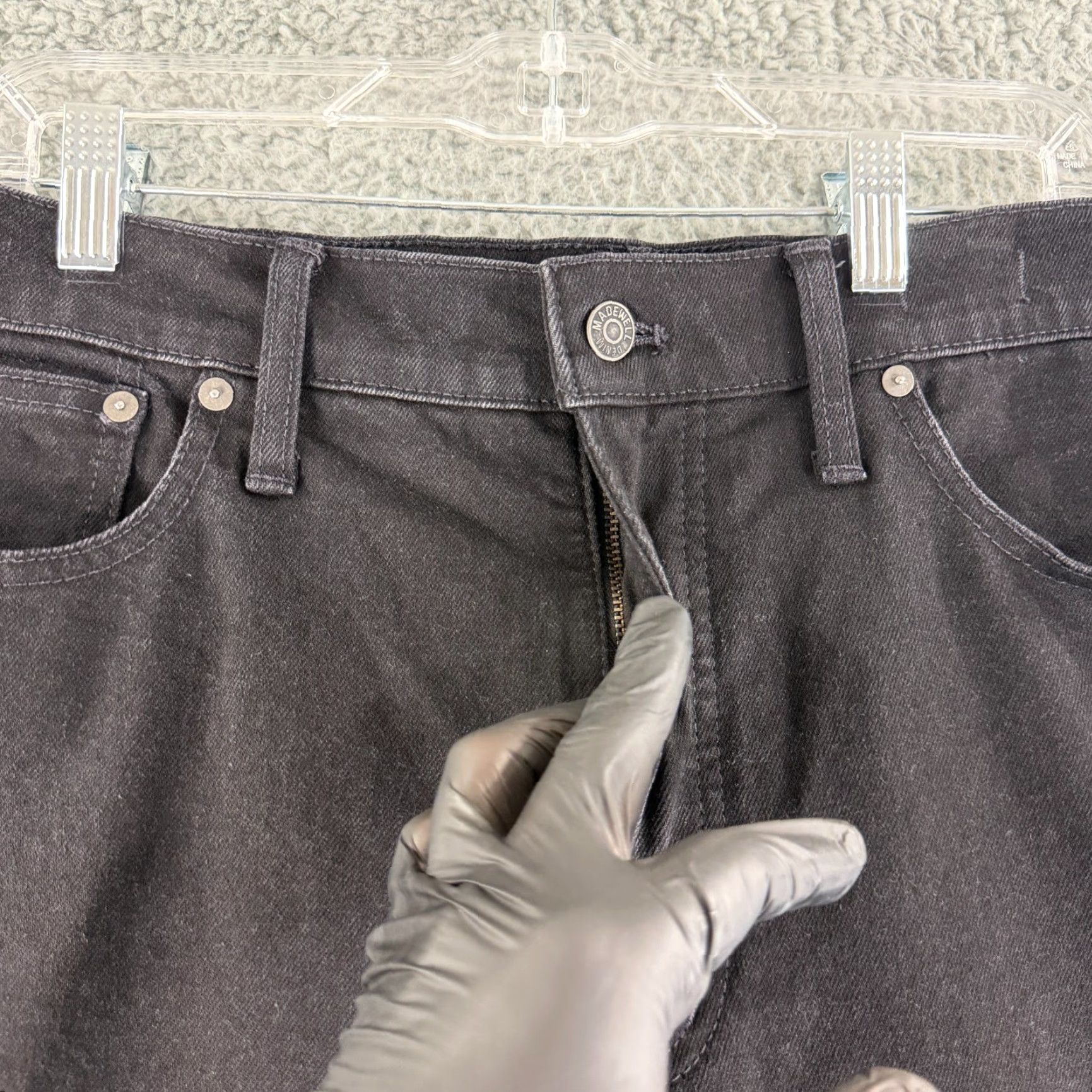 Madewell Madewell The Perfect Vintage Flare Jean Womens Size 31 Black Denim High-Rise Size 24" / US 00 / IT 34 - 3 Thumbnail