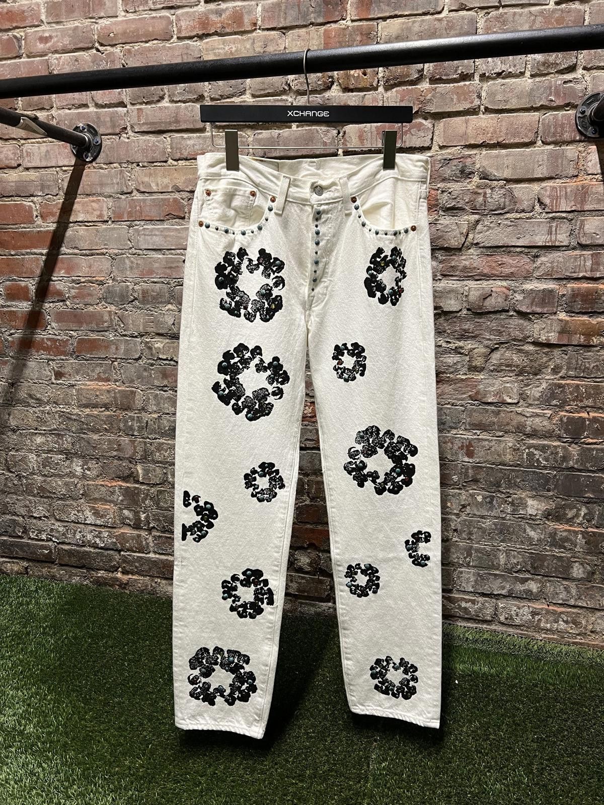 DENIM TEARS Denim Tears Rhinestone Cotton Wreath Jeans Size US 32 / EU 48 - 1 Thumbnail