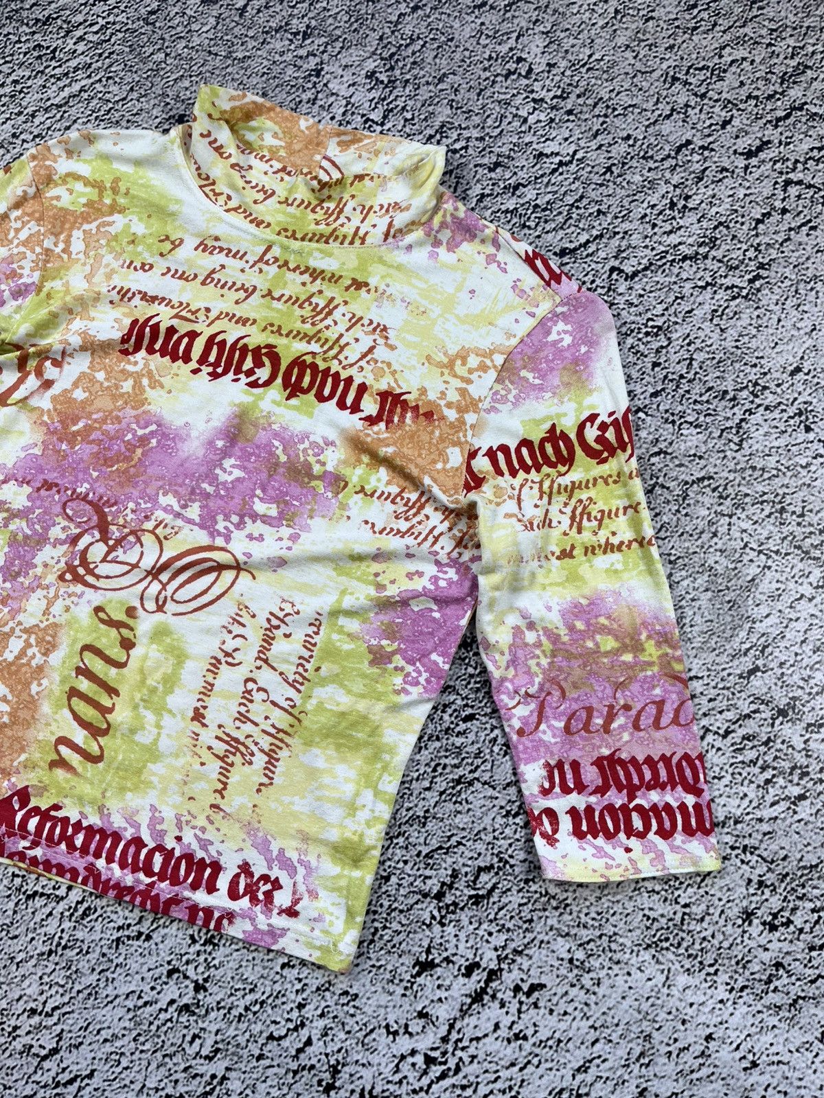 Vintage Vintage Style 3/4 Printed Top Size S / US 4 / IT 40 - 3 Thumbnail