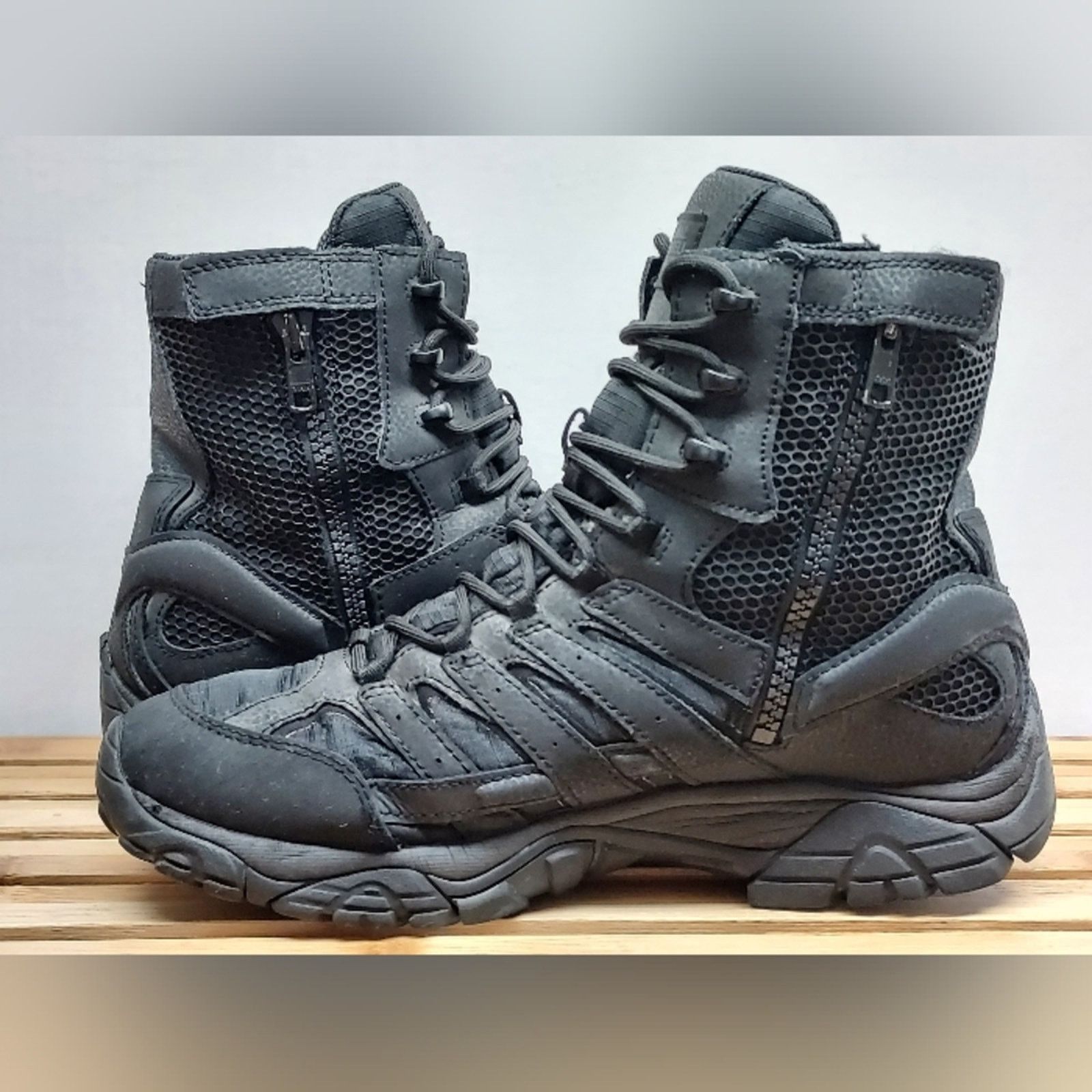 Merrell Merrell Mens Black Tactical Ankle Zip Boots Size 11 Size US 11 / EU 44 - 12 Thumbnail