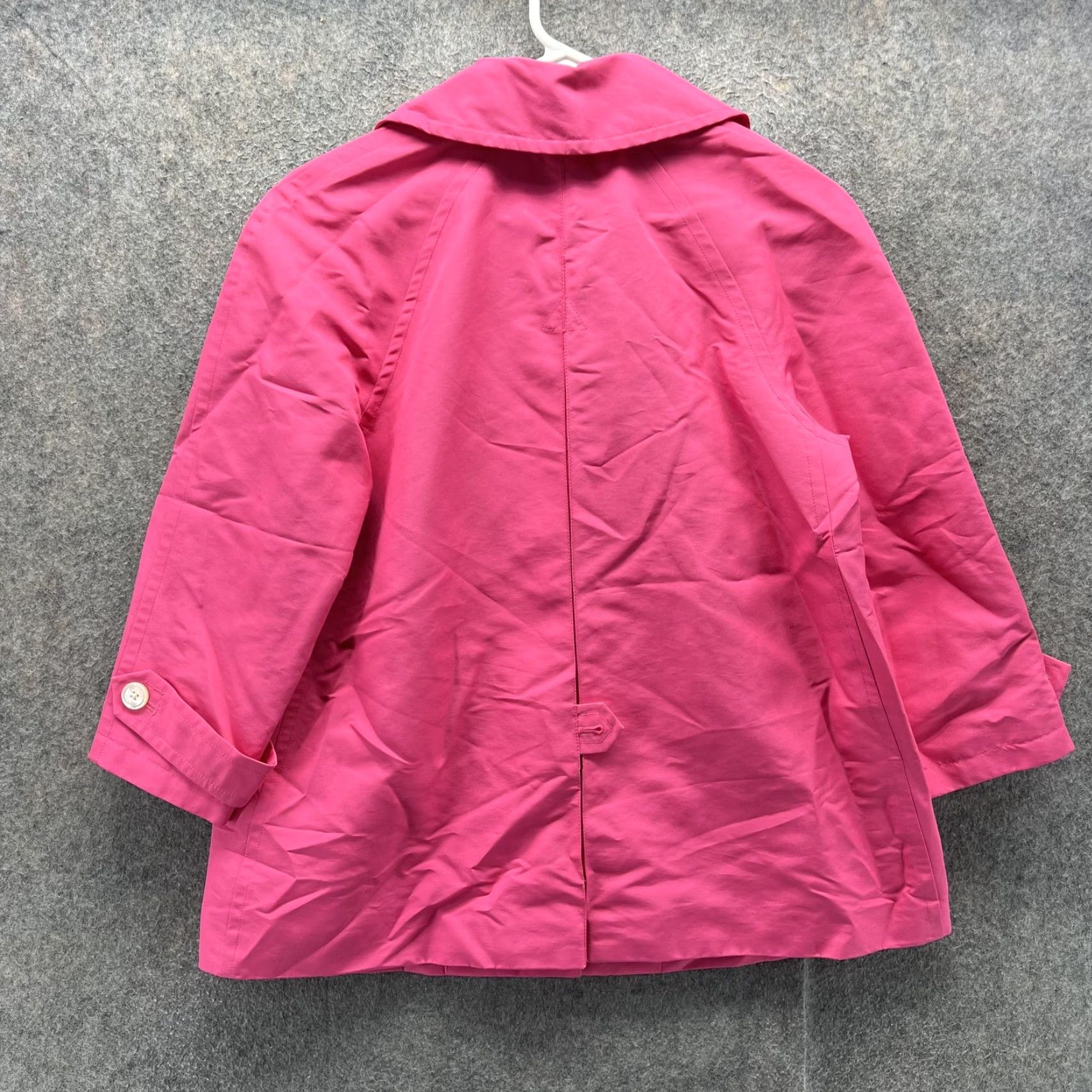 Ralph Lauren Lauren Ralph Lauren Jacket Womens Small Pink Button Front Short Swing Coat Size 28" / US 6 / IT 42 - 2 Thumbnail
