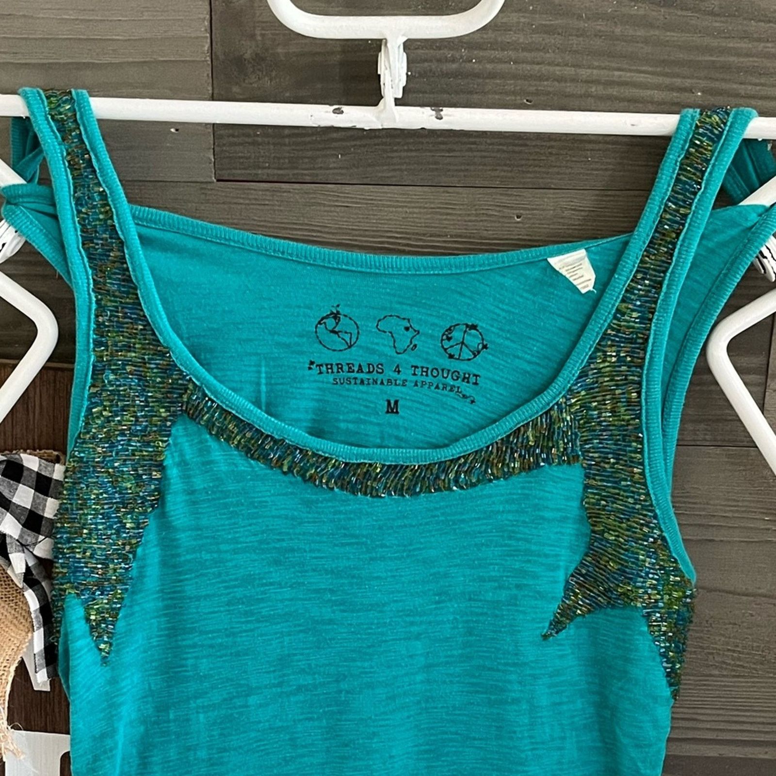 Threads 4 Thought Threads 4 Thought beaded neckline tank top size M Size M / US 6-8 / IT 42-44 - 2 Thumbnail